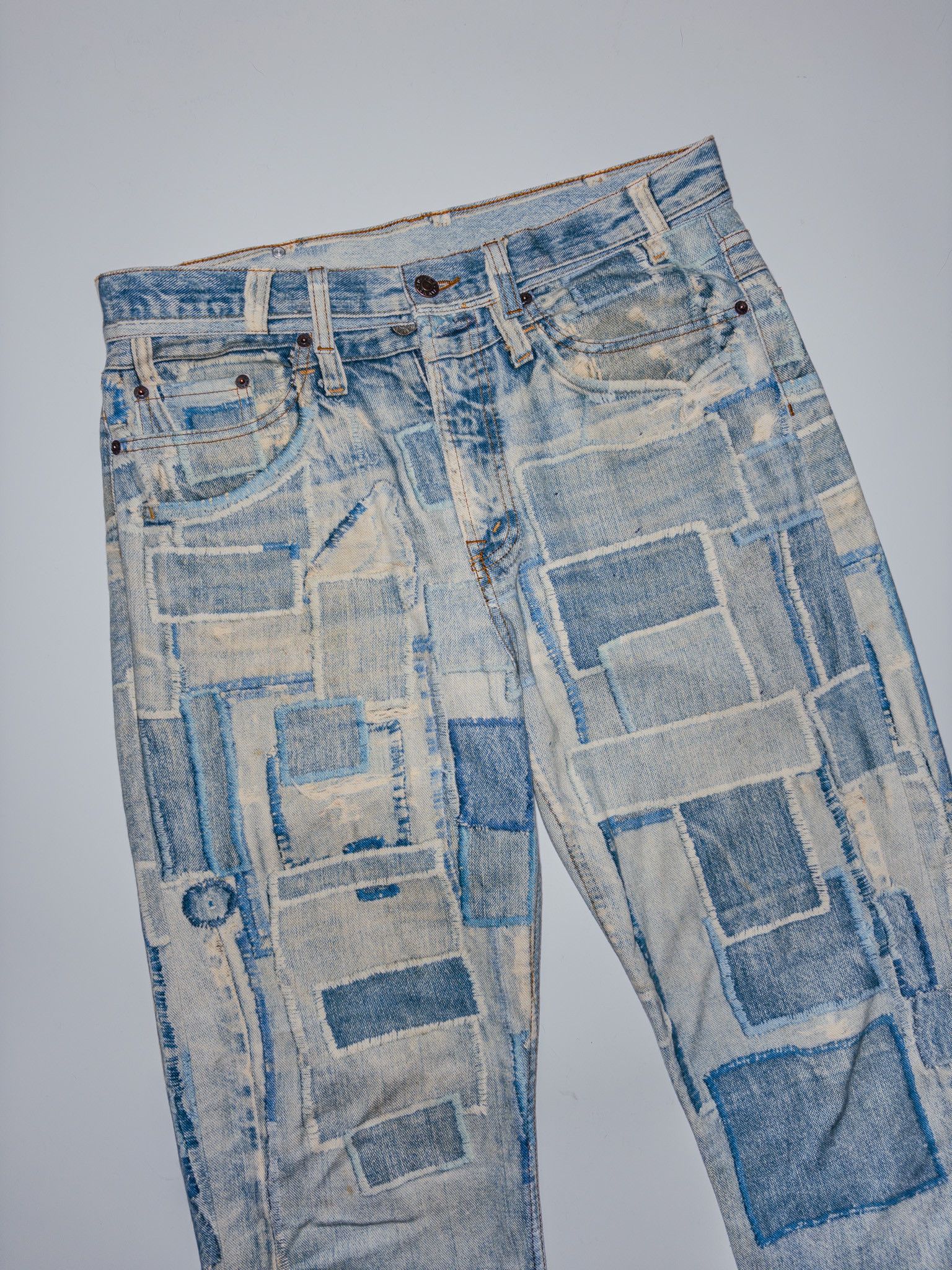 Dries Van Noten Dries Van Noten SS17 Runway Patchwork Jean Size US 32 / EU 48 - 3 Thumbnail