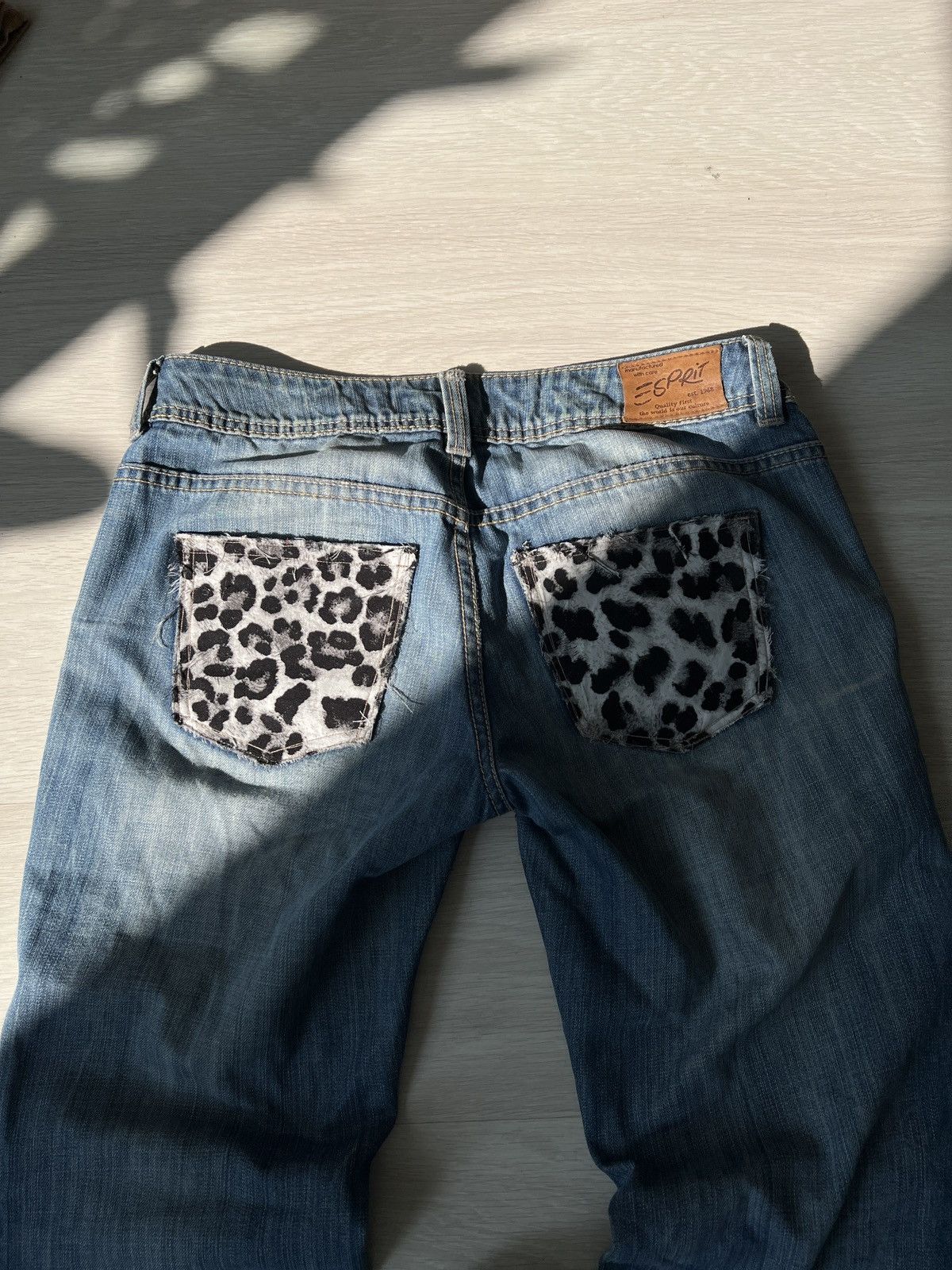 Esprit Casual denim jeans vintage handmade Size 24" / US 00 / IT 34 - 3 Thumbnail