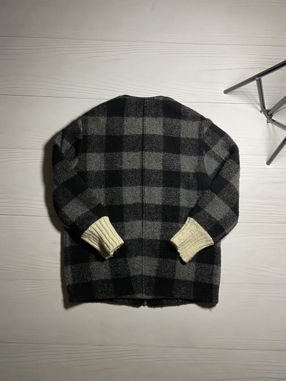 Isabel Marant Etoile Isabel Marant Etoile Plaid wool black/grey jacket Size US M / EU 48-50 / 2 - 2 Thumbnail