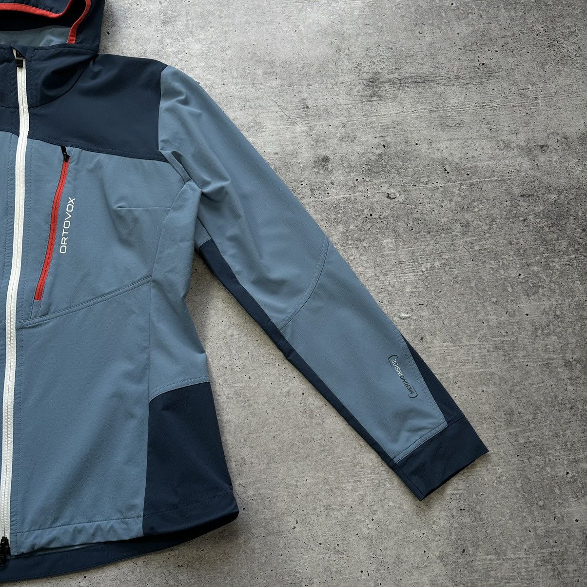 ORTOVOX Ortovox Pala Merino Inside Jacket Soft shell Blue Women’s Size XL / US 12-14 / IT 48-50 - 5 Thumbnail