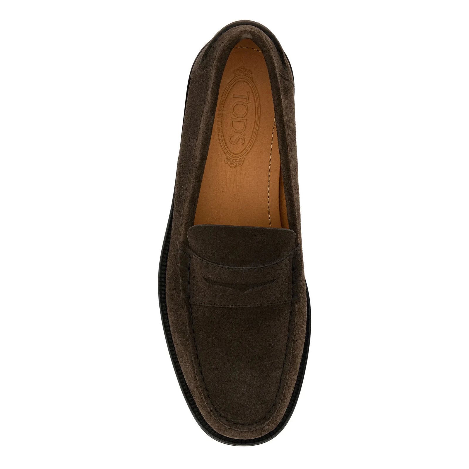 TOD'S Dark Brown Suede Loafers New & Authentic (Men's size:7