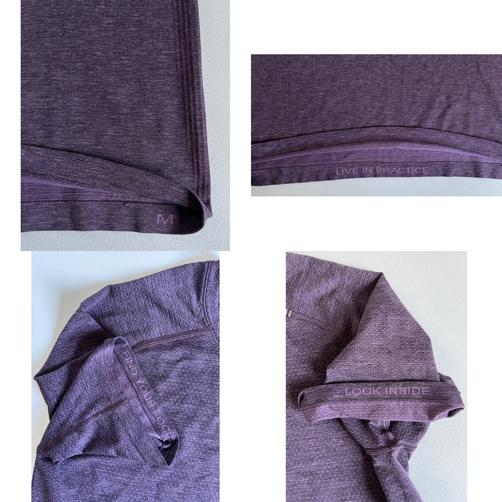 Lululemon Lululemon Metal Vent Tech T-Shirt Mens Purple Activewear M Size US L / EU 52-54 / 3 - 8 Thumbnail