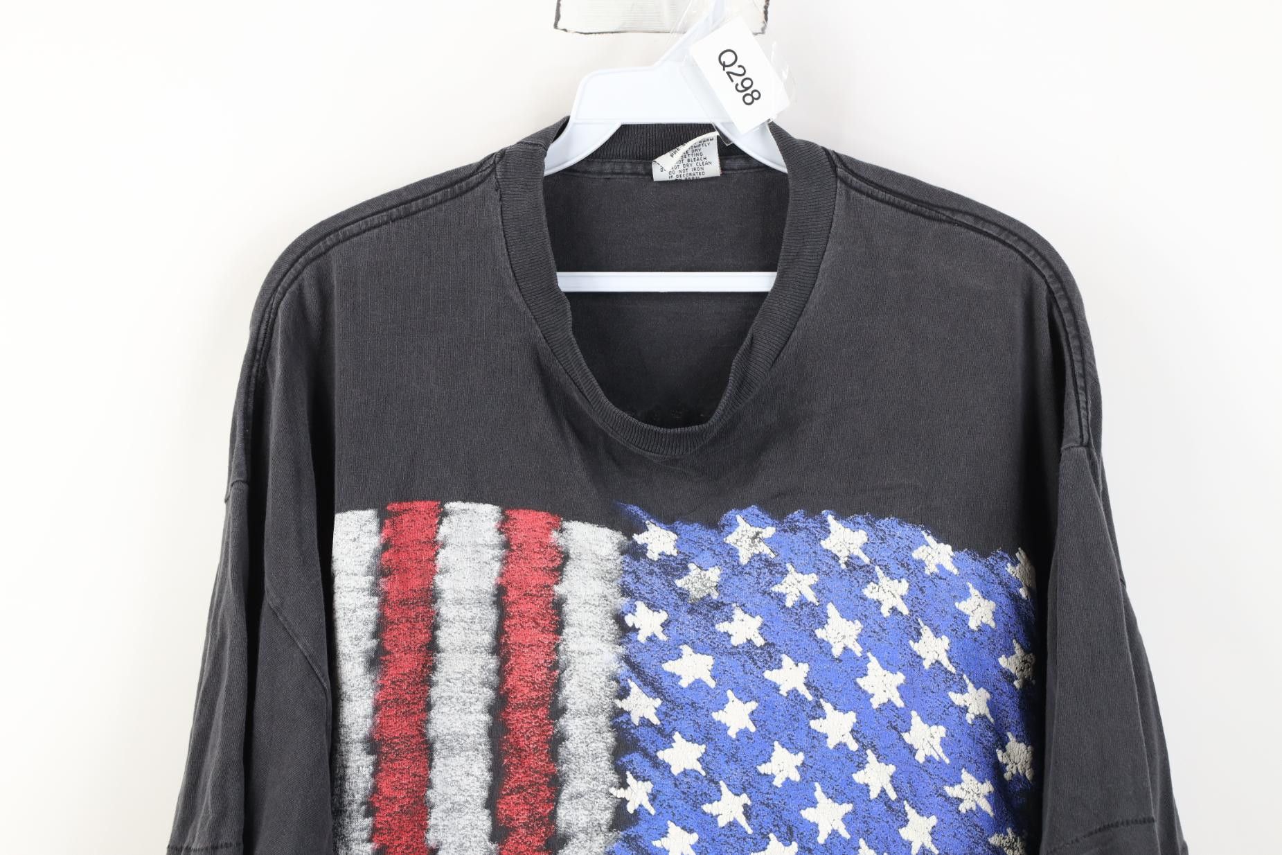 Vintage Vintage 90s Streetwear Short Sleeve T-Shirt Black USA Size US XL / EU 56 / 4 - 2 Thumbnail
