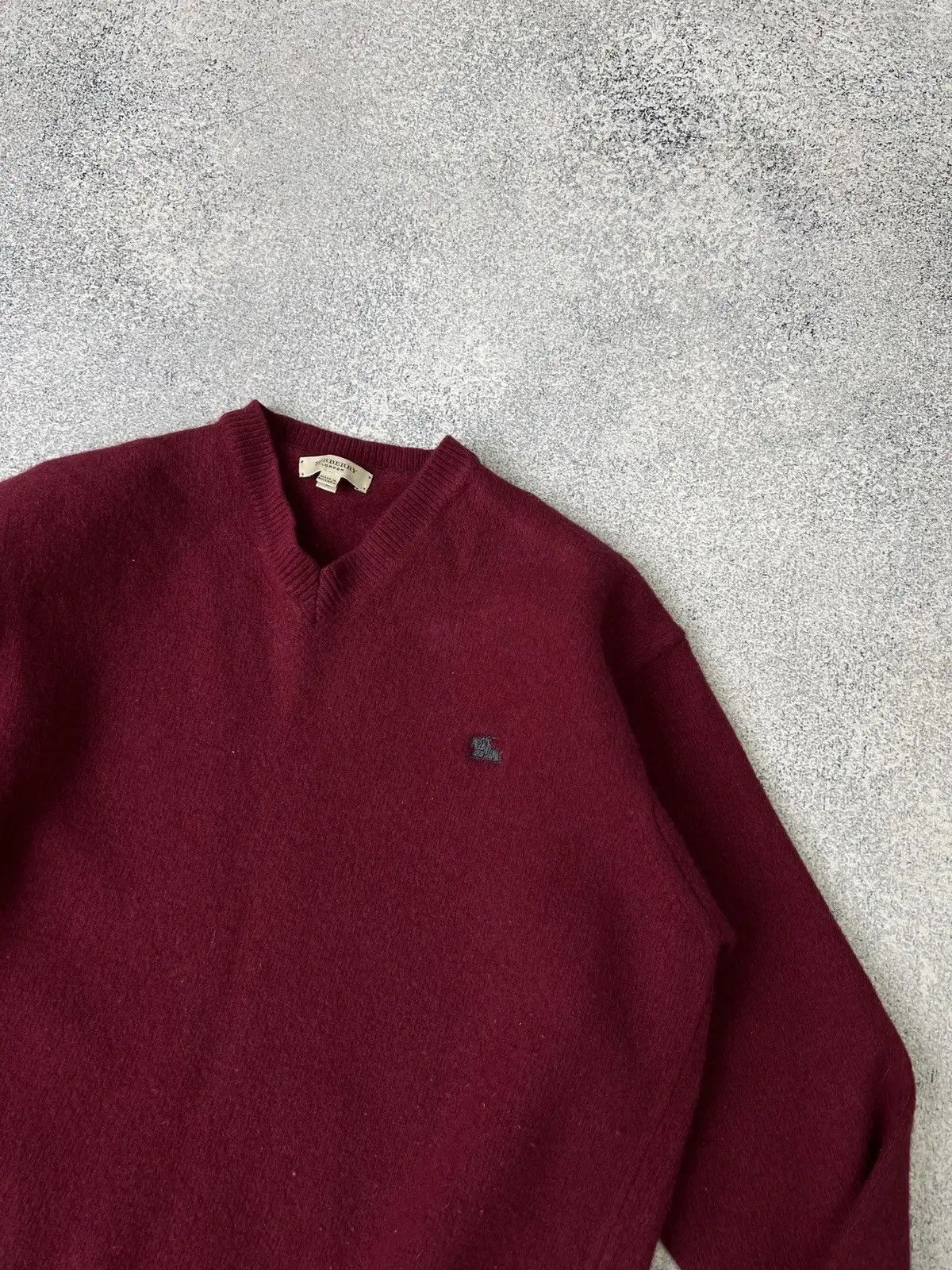 Burberry × Vintage Vintage Burberry cashmere wool v-neck sweater Size US M / EU 48-50 / 2 - 6 Thumbnail