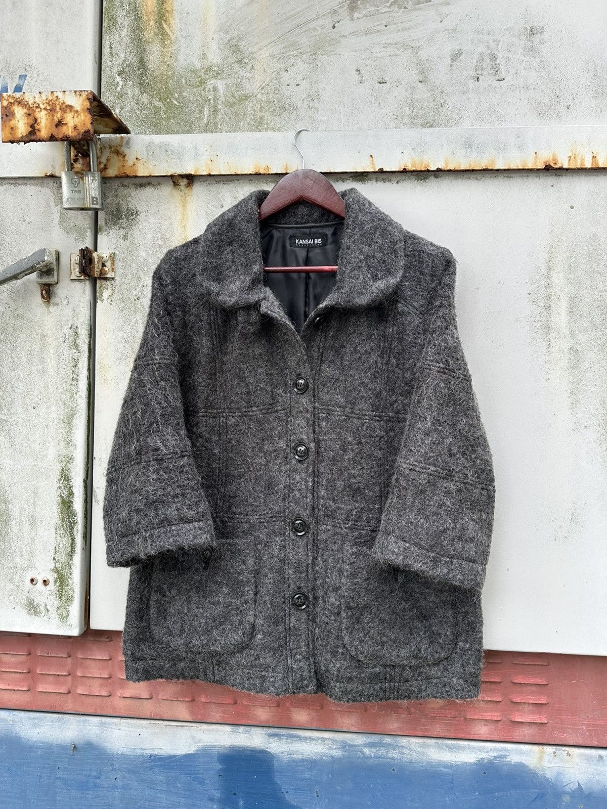 Kansai Yamamoto 👹Kansai Bis Collection Wool Utility Jacket (Woman) Size US M / EU 48-50 / 2 - 1 Thumbnail