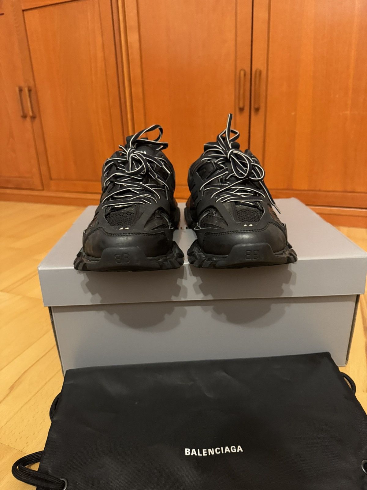 Balenciaga Balenciaga Track Triple Black Size US 8 / EU 41 - 6 Thumbnail