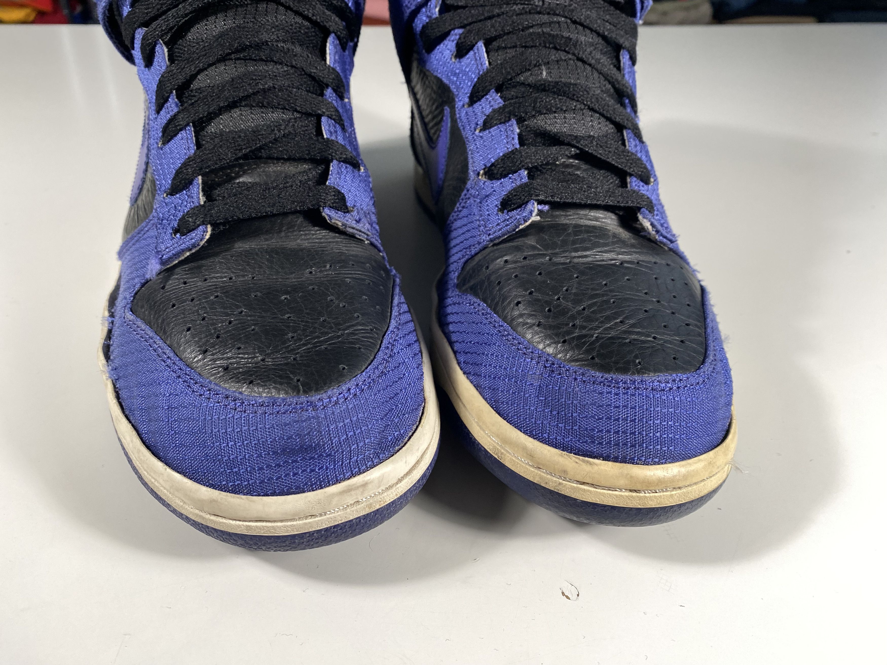 Nike 317982-008 Nike Dunk High "Wicked Purple Gold" Size US 10 / EU 43 - 3 Thumbnail