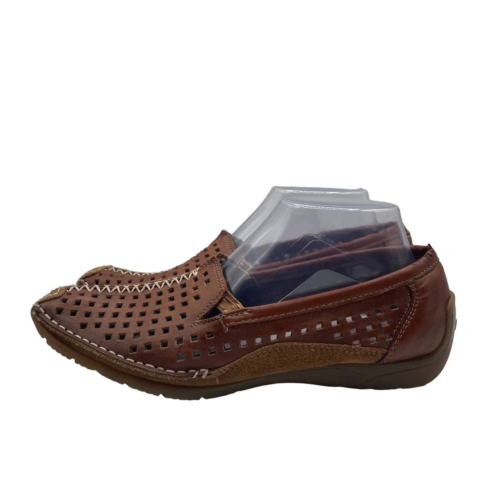 Rieker Rieker Anti Stress Loafers Leather Brown Mens 40 7.5 Size US 7.5 / EU 40-41 - 2 Thumbnail