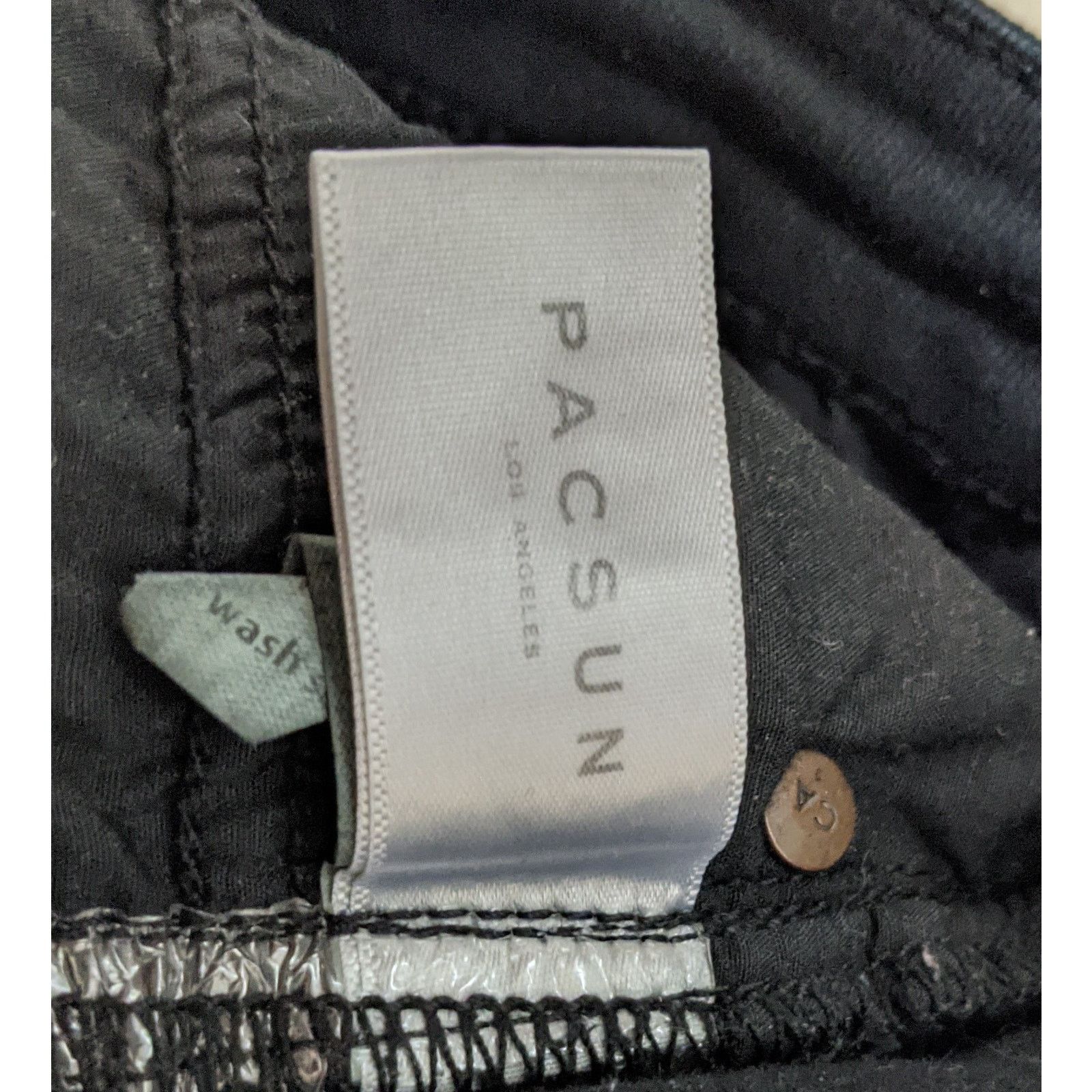 Pacsun Pacsun Distressed Black Jeans 27 High-Rise Skinniest Ankle Size US 27 - 4 Thumbnail