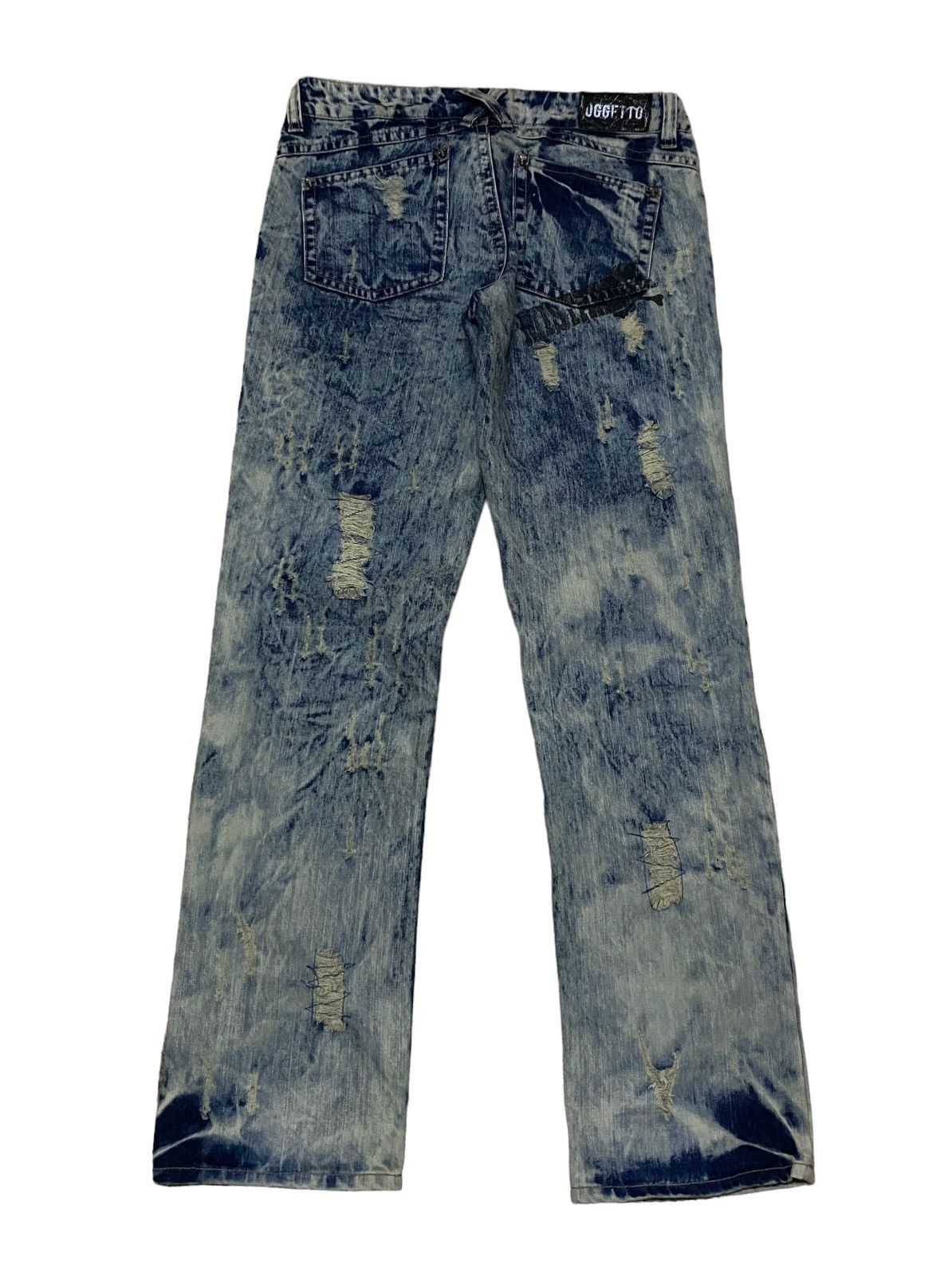 If Six Was Nine × Japanese Brand Rare Design Vintage Brand Vestiamo Distressed Jeans 2000s Size US 31 - 2 Thumbnail