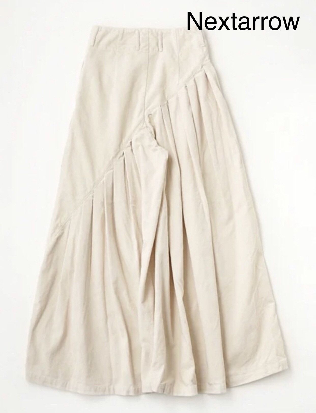 Kapital Kapital corduroy wide leg diagonal cut, pleated wide pants Size 26" / US 2 / IT 38 - 1 Thumbnail