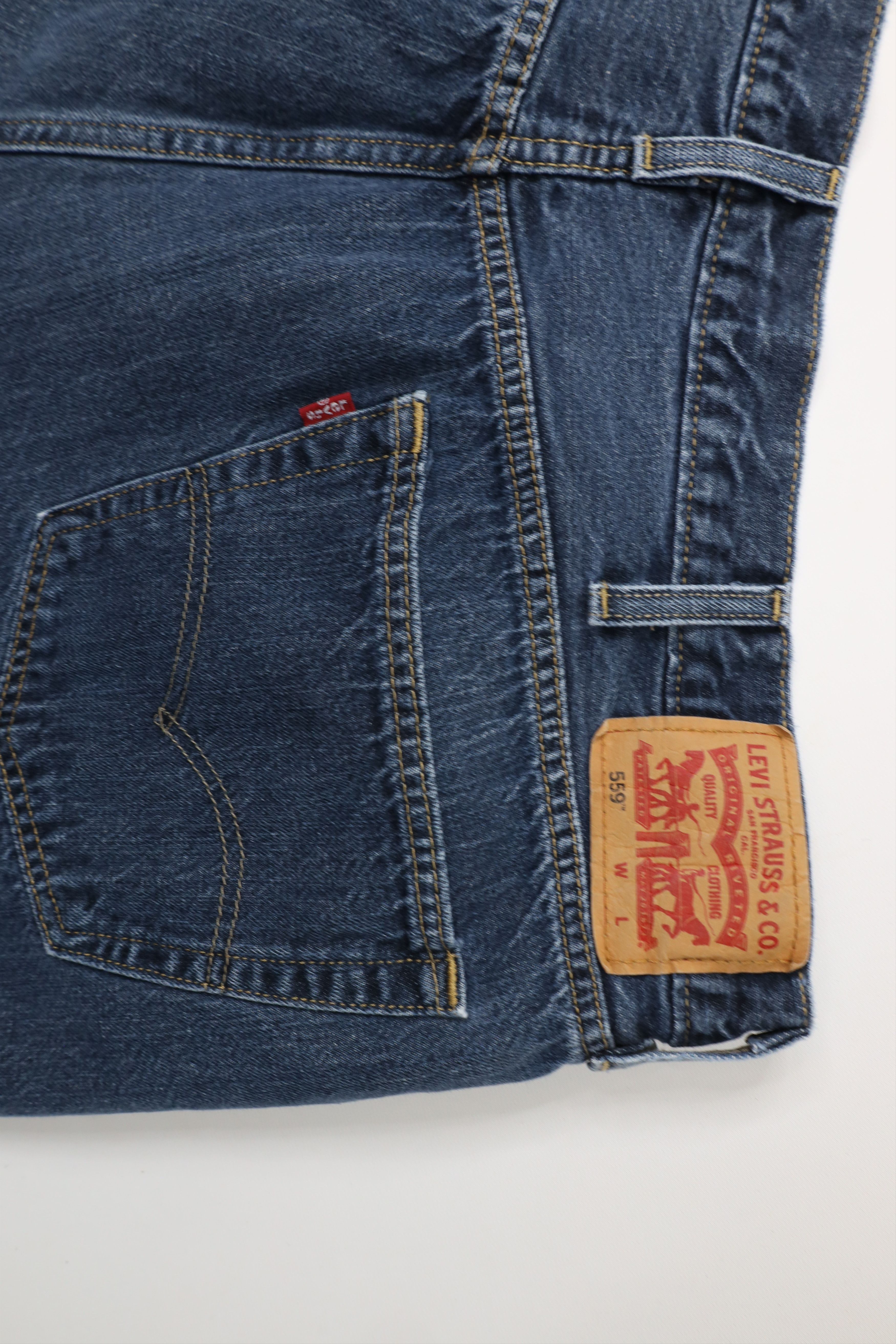 Levi's × Vintage Vintage Y2K Levis 559 Relaxed Straight Wide Leg Denim Jeans Size US 44 / EU 60 - 12 Thumbnail