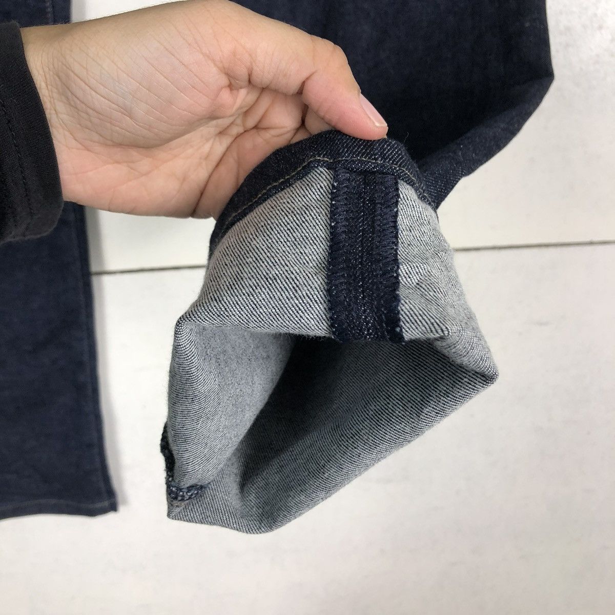 Japanese Brand 🔥VINTAGE DENIM JEANS UNIQLO ISSEY MIYAKE SELVEDGES Size 34" / US 12 / IT 48 - 14 Thumbnail