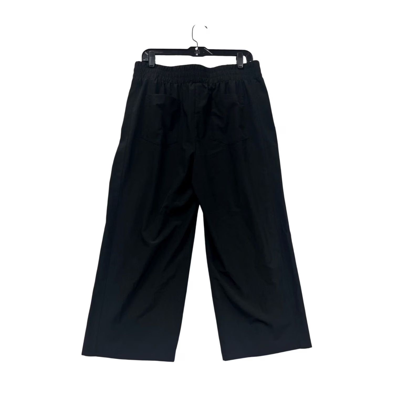 Vintage Telluride Women Wide-Leg Pants L Black China Size 36" / US 14 / IT 50 - 2 Thumbnail