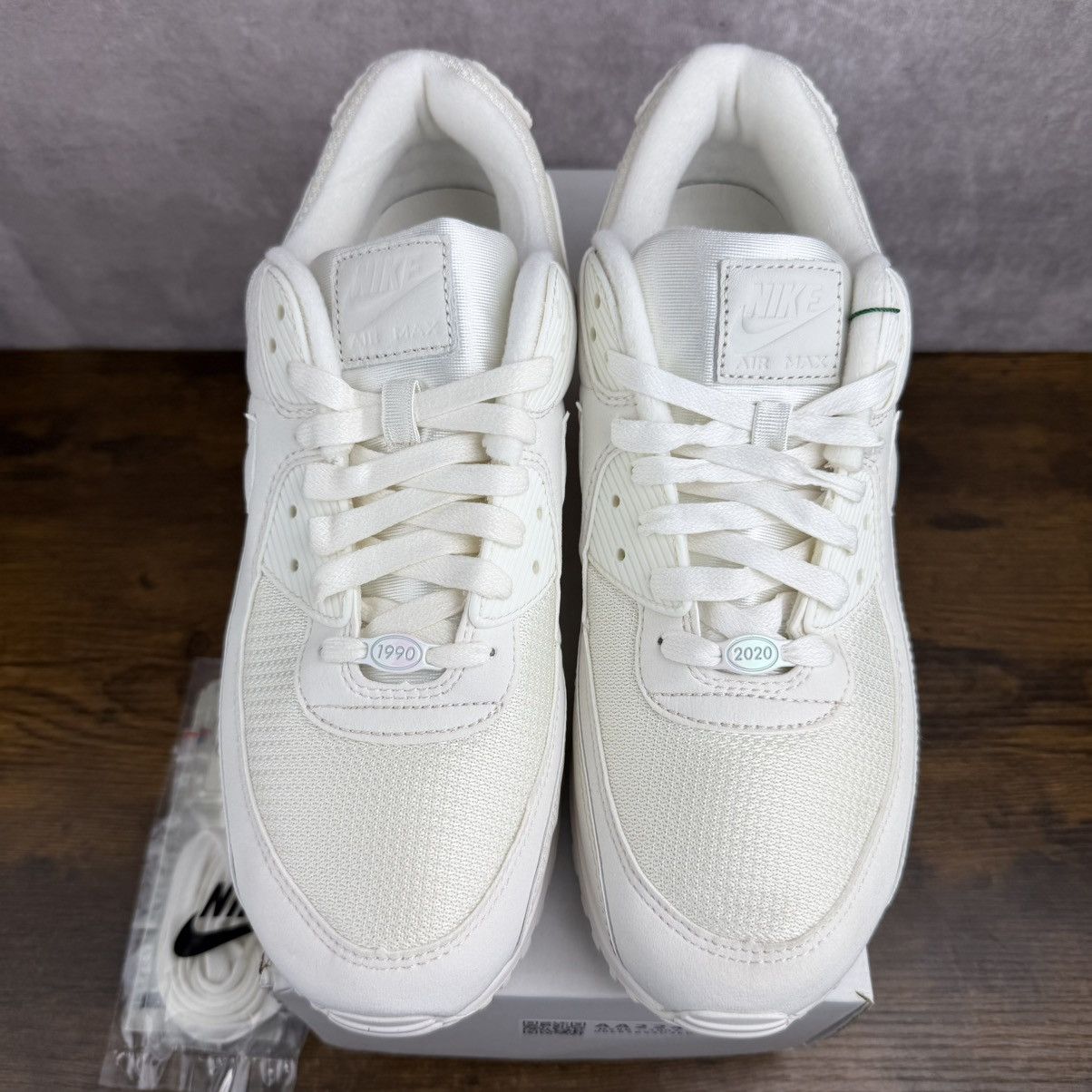Nike NEW Nike Air Max 90 NRG Recraft Sail White 11.5 CT2007-100 Size US 11.5 / EU 44-45 - 5 Thumbnail