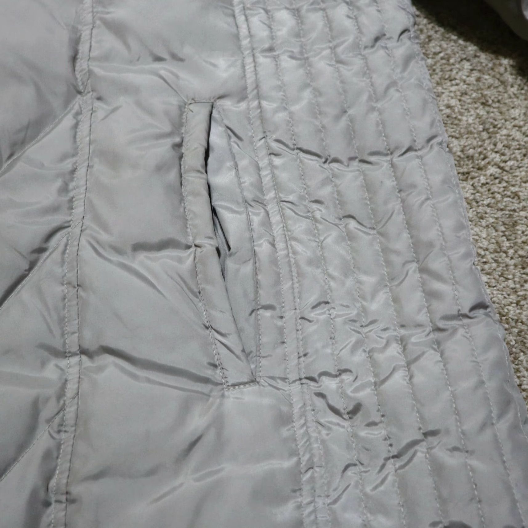 London Fog London Fog Jacket Women 2XL Tan Lightweight Puffer Trench Coat Womens Size XXL / US 16-18 / IT 52-54 - 3 Thumbnail