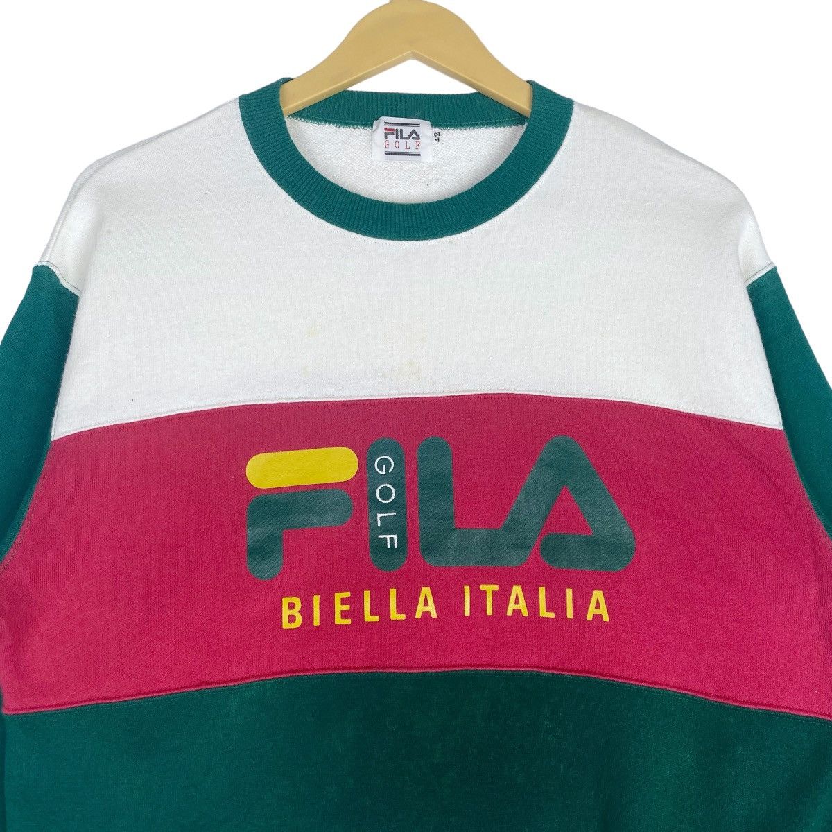 Fila Fila Biella Italia Sweatshirt Crewneck Pull Jumper Size US S / EU 44-46 / 1 - 2 Thumbnail