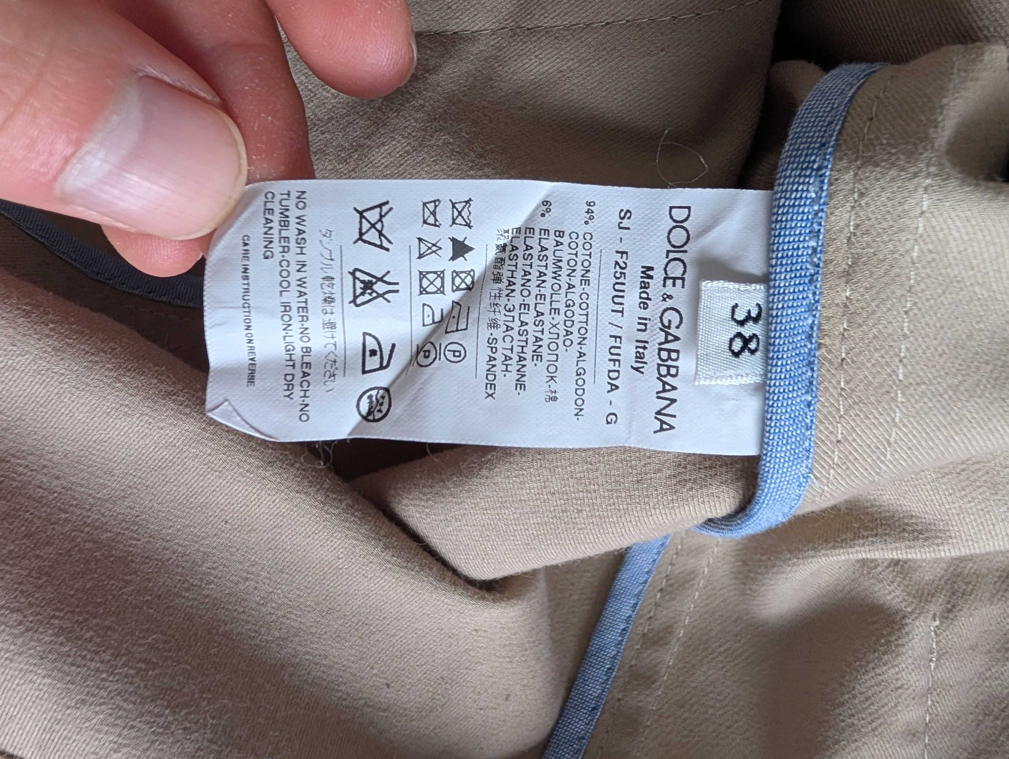 Dolce & Gabbana Beige Double Breasted Short Sleeve Shirt Jacket Size XS / US 0-2 / IT 36-38 - 8 Thumbnail