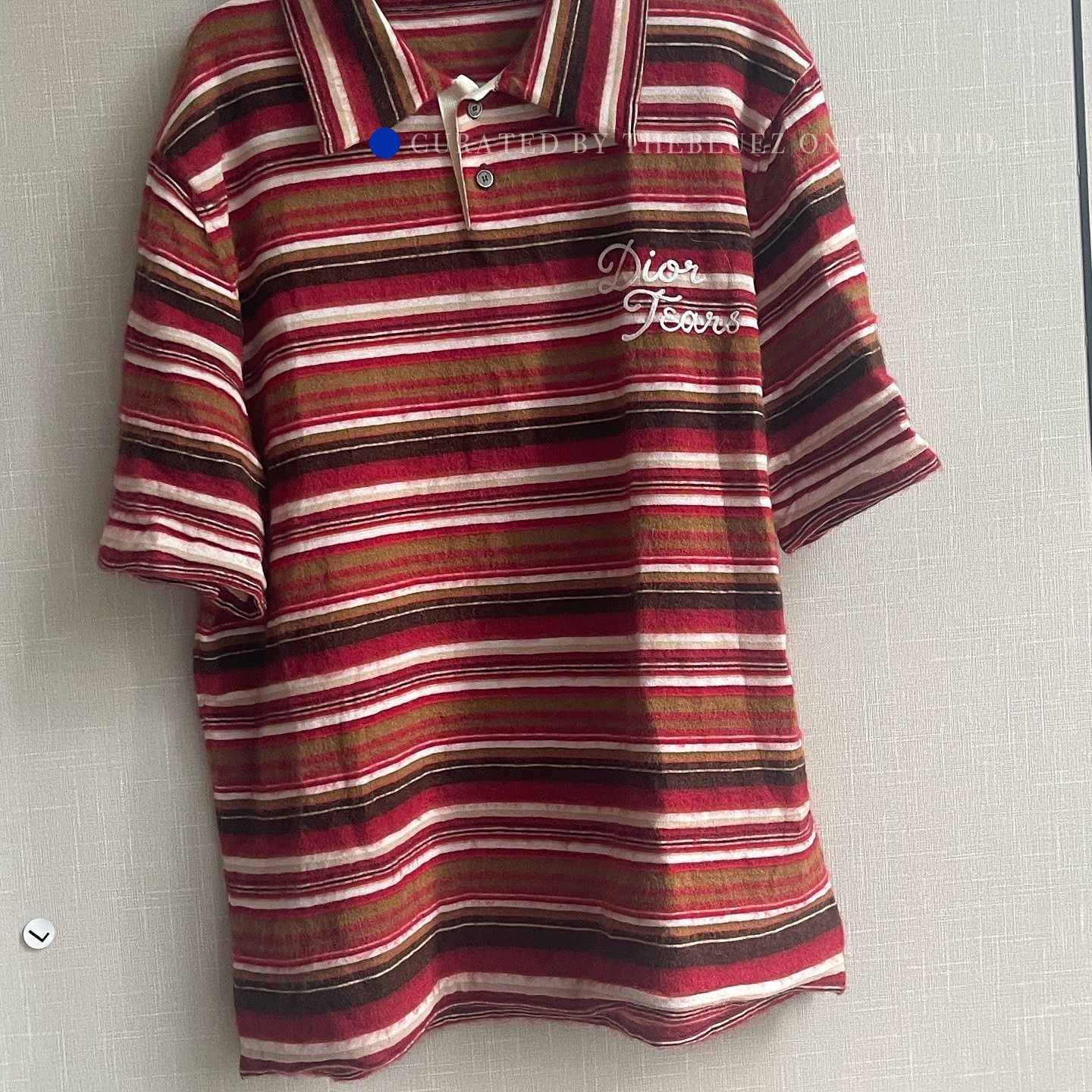 Dior Striped Multi-Color Polo Shirt Size US L / EU 52-54 / 3 - 1 Thumbnail