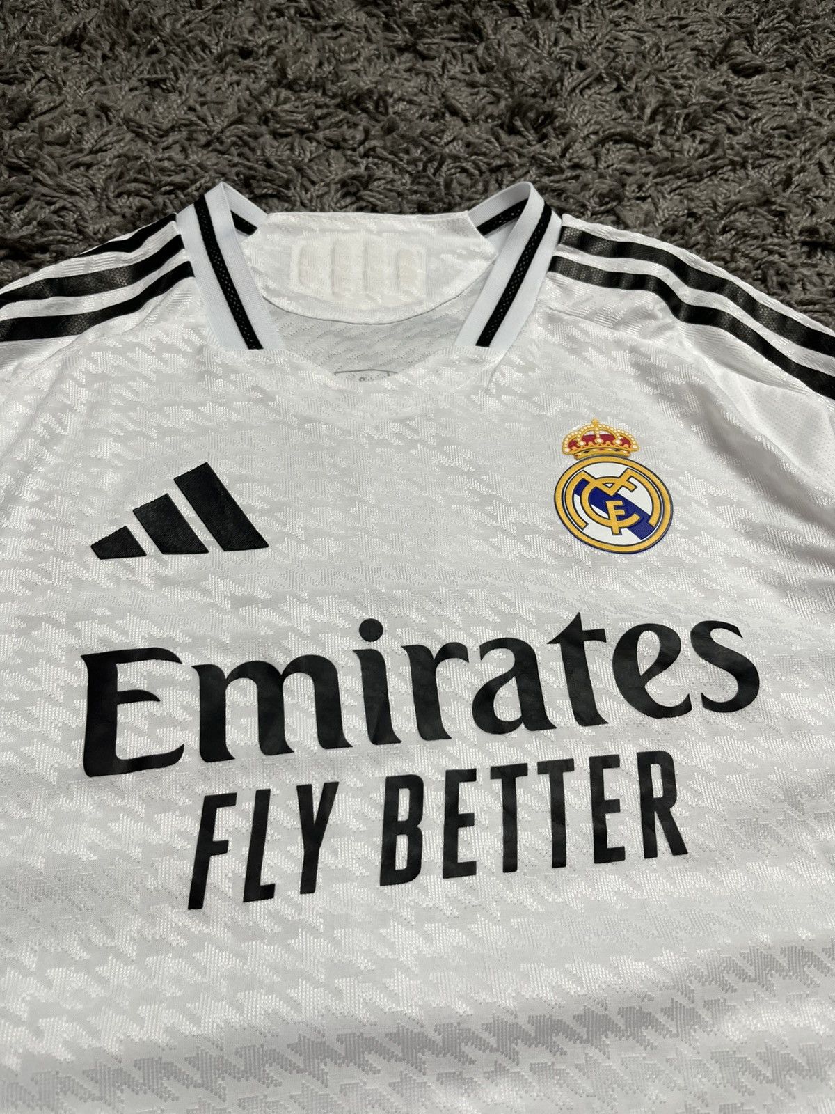 Adidas Real Madrid Mbappe #9 UCL Authentic Player Version Jersey Size US S / EU 44-46 / 1 - 3 Thumbnail
