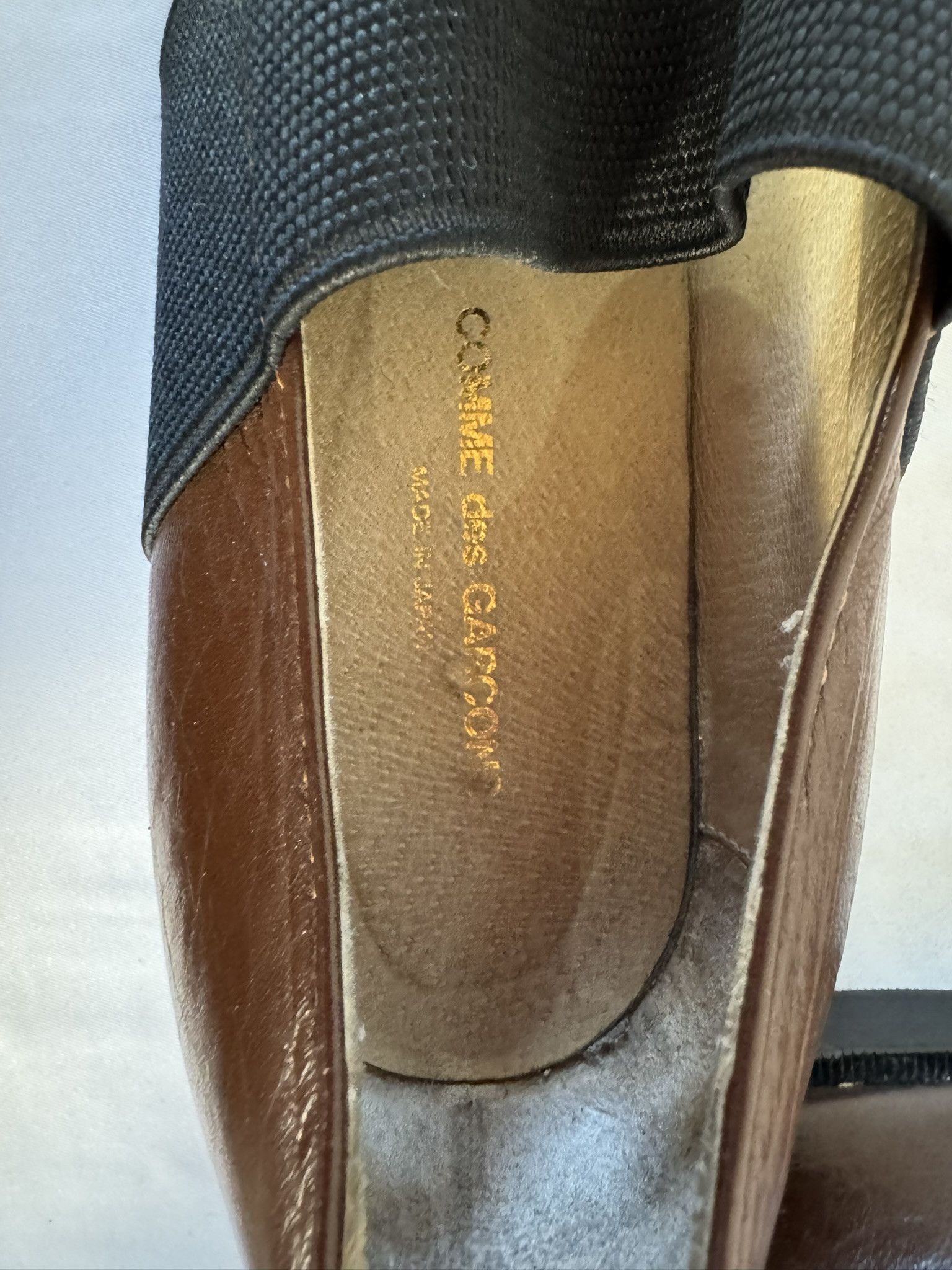 Comme des Garcons Comme des Garçons Elastic Strap Leather Mary Jane Shoes Size US 7.5 / IT 37.5 - 9 Thumbnail