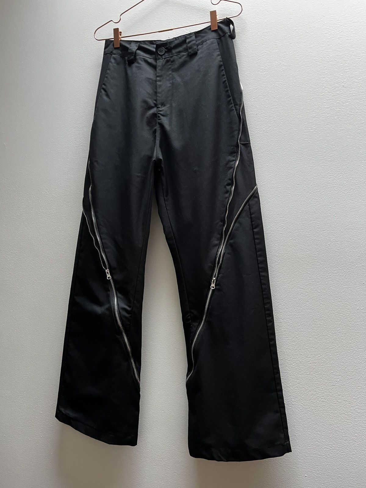 Other Futuristic Wide Leg Zipper Pants (unisex) Size US 28 / EU 44 - 5 Thumbnail