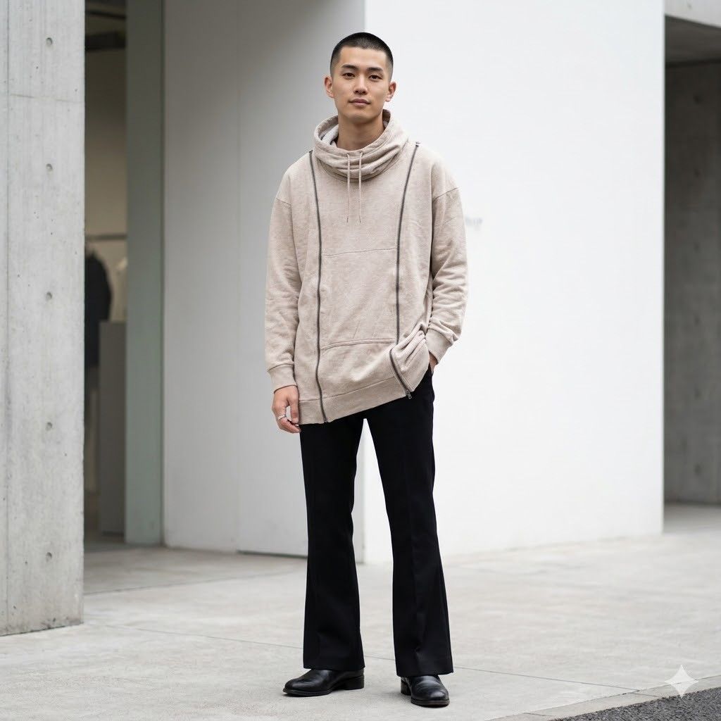 Maison Margiela Maison Martin Margiela MM6 Turtleneck Zip Slit Sweatshirt Size US S / EU 44-46 / 1 - 5 Thumbnail
