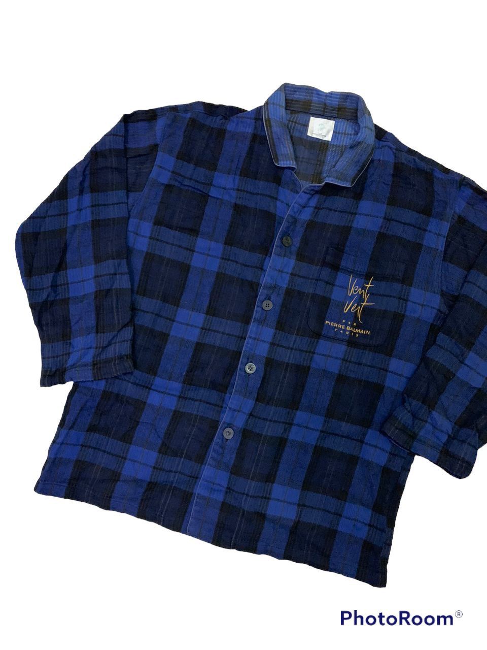 Japanese Brand × Pierre Balmain × Vintage Vintage Japanese Pierre Balmain Button Shirt Size US XL / EU 56 / 4 - 3 Thumbnail