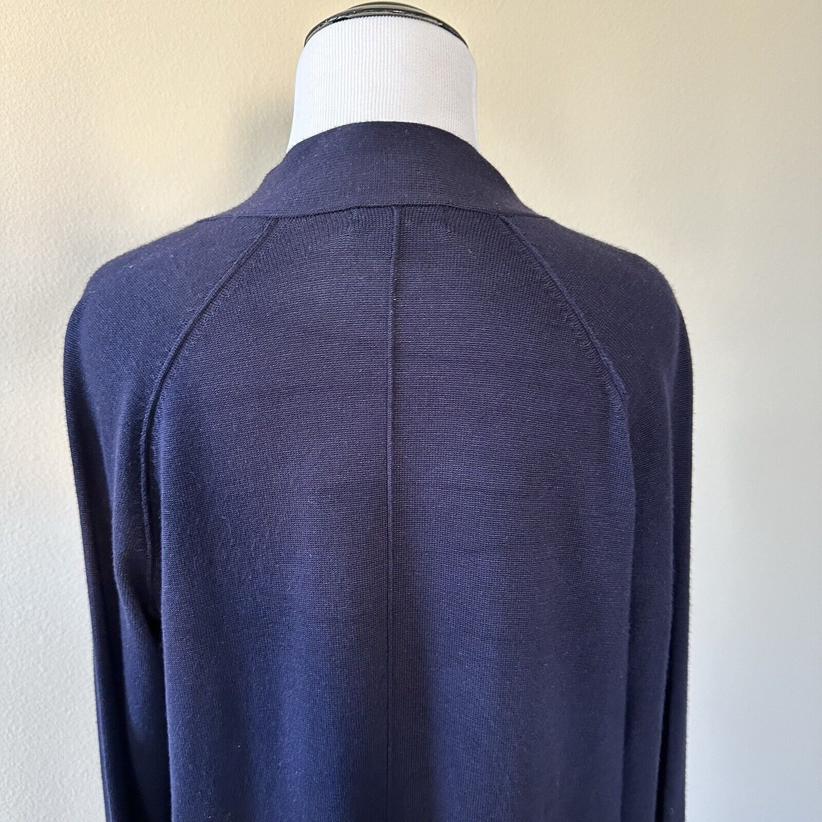 Other Long Open Front Navy Cardigan Long Sleeves Verve Ami Small Size S / US 4 / IT 40 - 3 Thumbnail