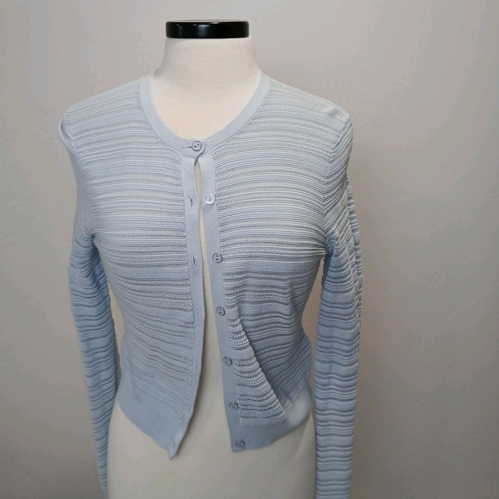 Brooks Brothers Brooks Brothers Cardigan Womens Medium Extra Fine Cropped Size M / US 6-8 / IT 42-44 - 10 Thumbnail
