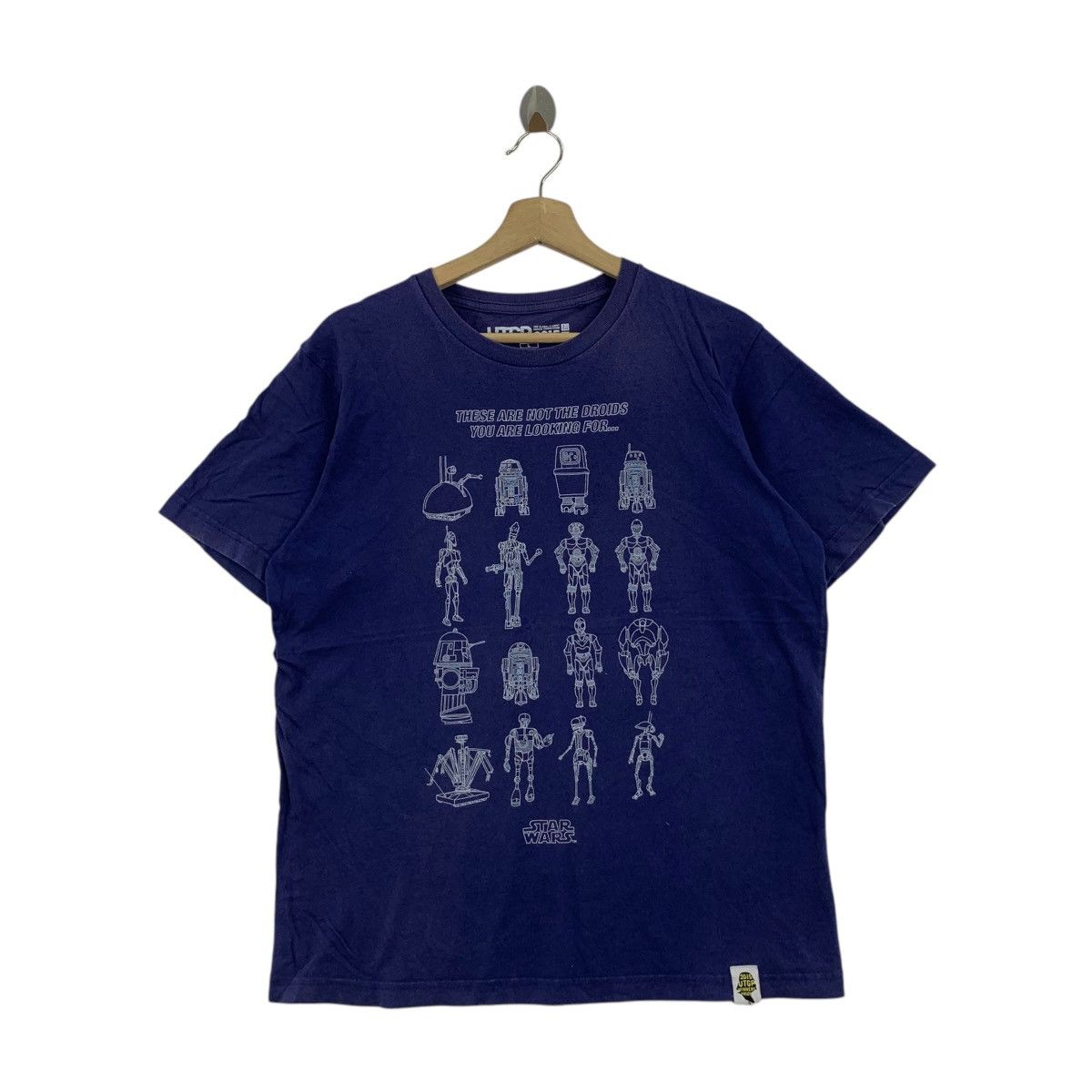 Uniqlo UNIQLO UTGP x STAR WARS Global Design Droids Tee Shirt Top Size US L / EU 52-54 / 3 - 1 Thumbnail