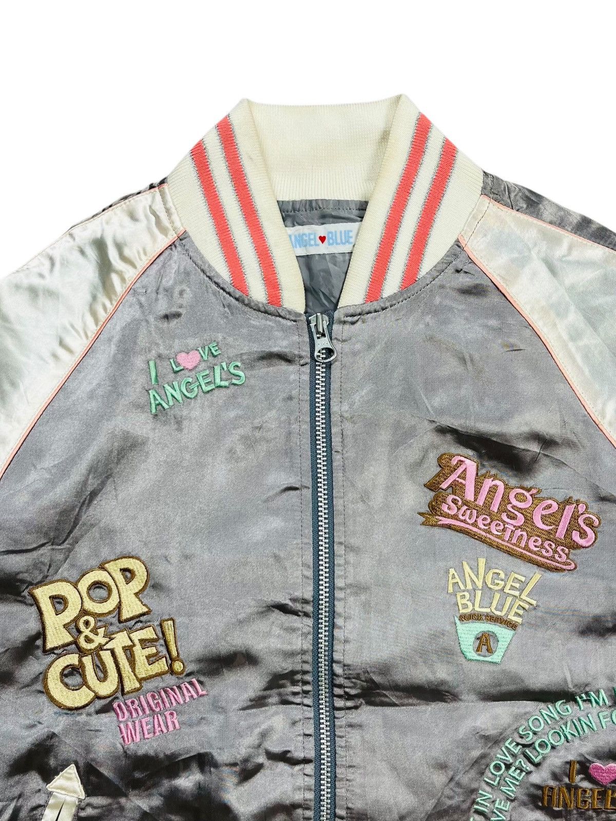 Angel Blue 2000s Angel Blue - Multipatch Sateen Jacket Size US M / EU 48-50 / 2 - 4 Thumbnail