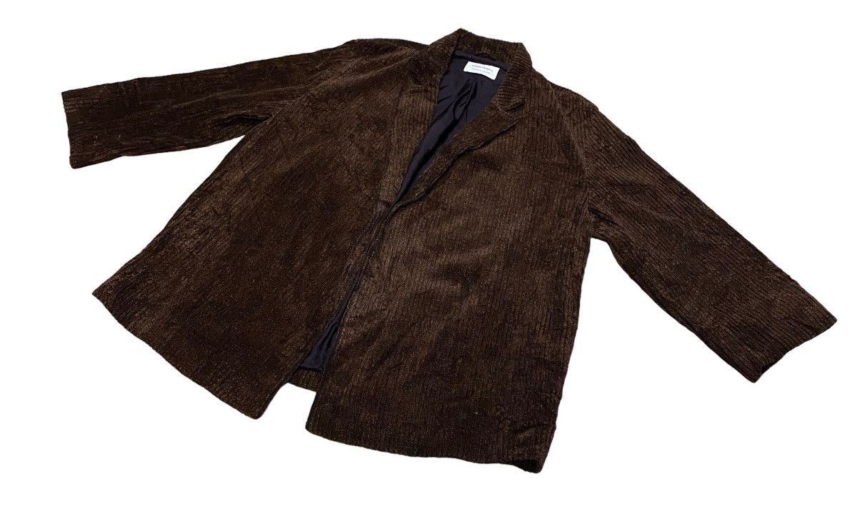 ADAM ET ROPE × Japanese Brand Adam Et Rope Velvet Blazer Winter Size 40L - 4 Thumbnail