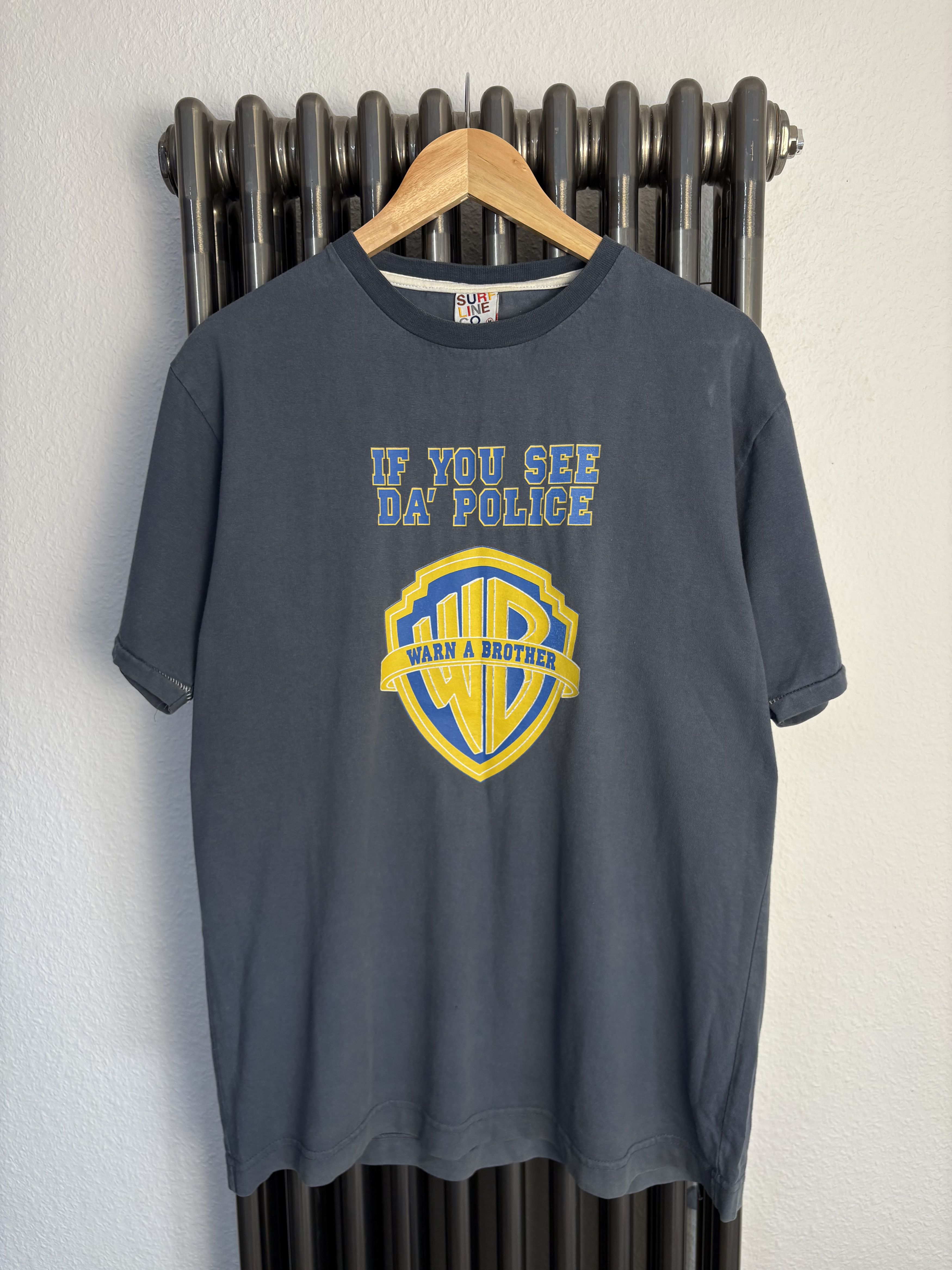 Vintage Vintage Warn-A-Brother Marble Blue T-shirt (M) Size US M / EU 48-50 / 2 - 1 Thumbnail
