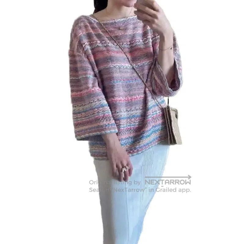Chanel Chanel Multicolor Silk Short Sleeve Top . Size S / US 4 / IT 40 - 1 Thumbnail