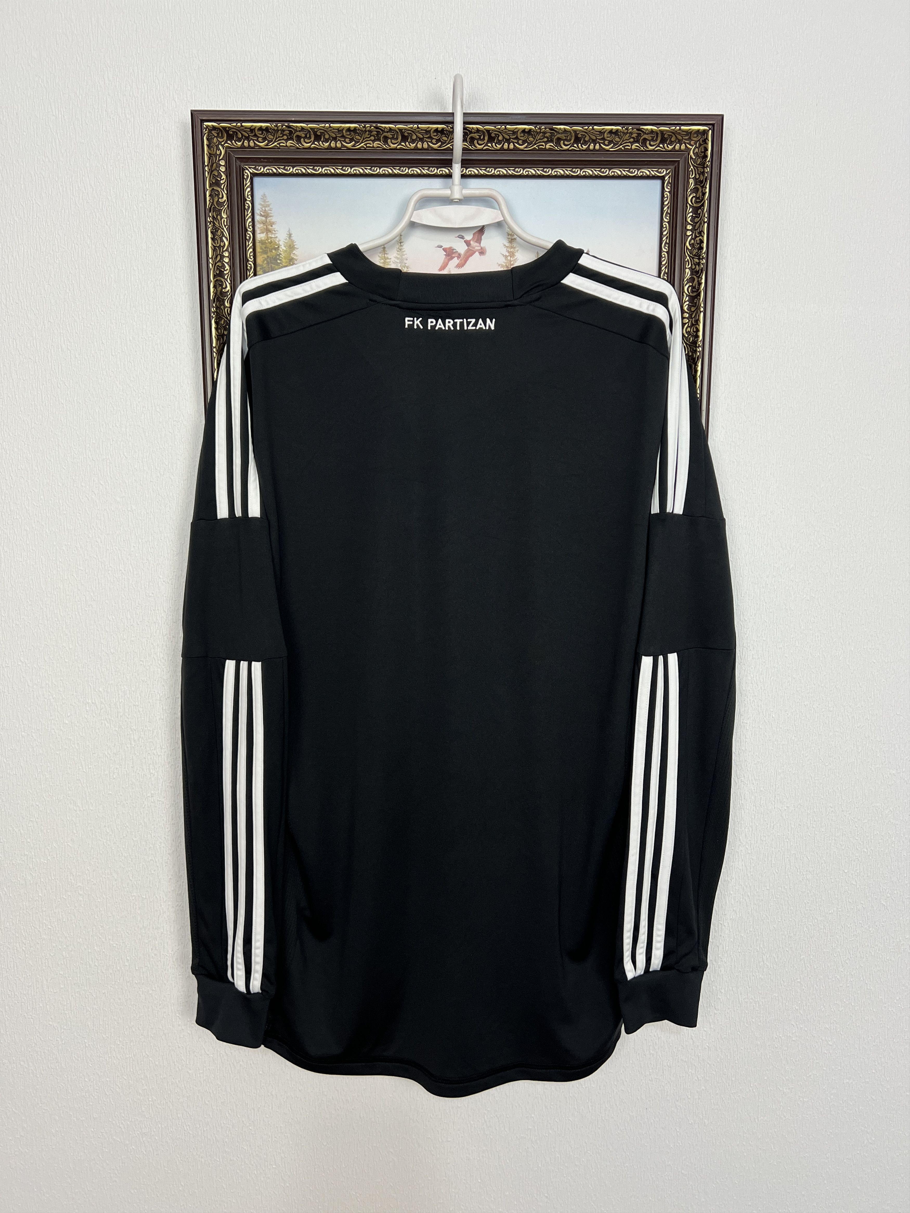 Adidas Partizan Belgrade football shirt Soccer Long Sleeve Jersey Size US XL / EU 56 / 4 - 7 Thumbnail