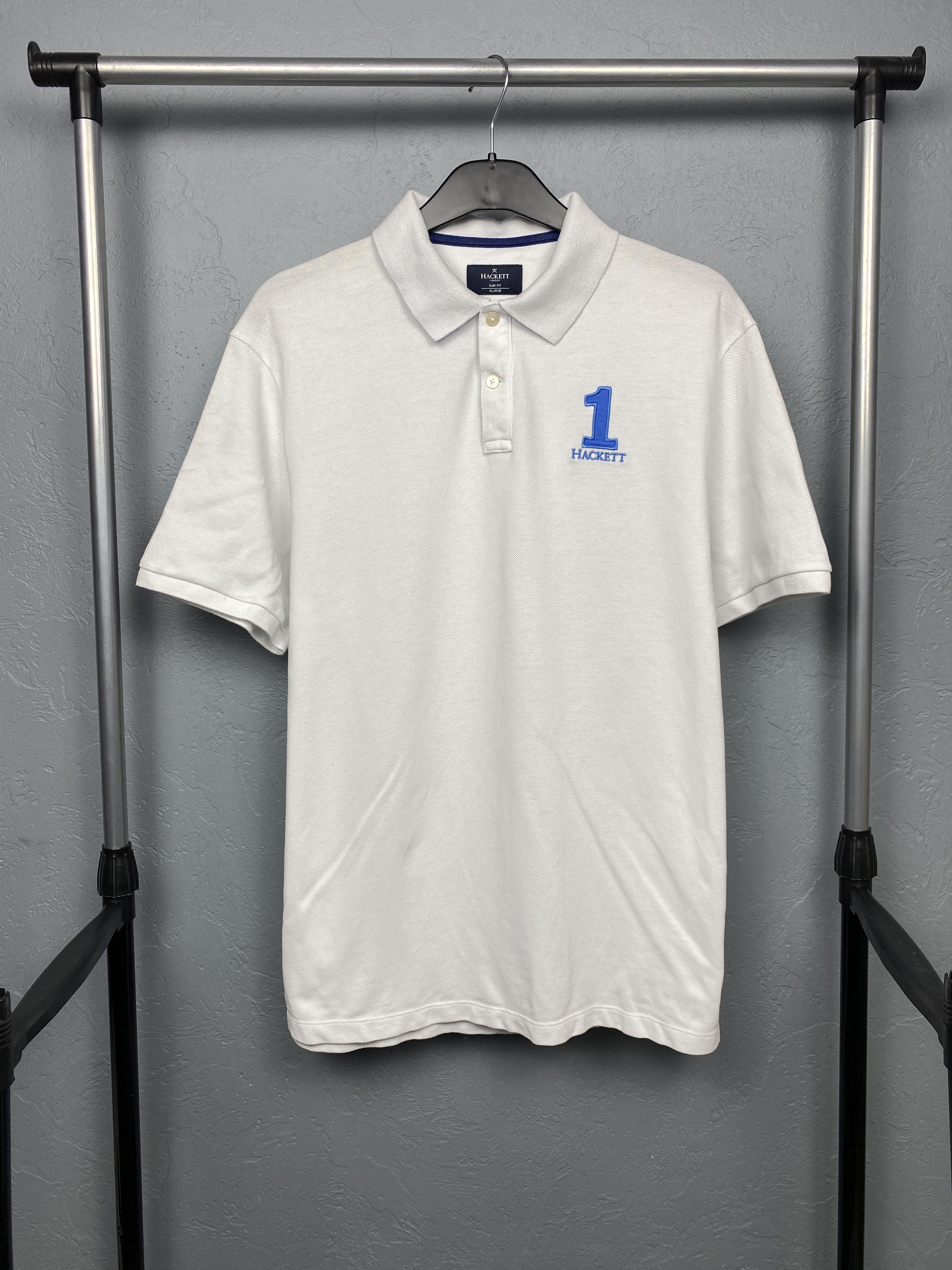 Hackett × Vintage Hackett Vintage Mens Polo Shirt Size US XL / EU 56 / 4 - 1 Thumbnail