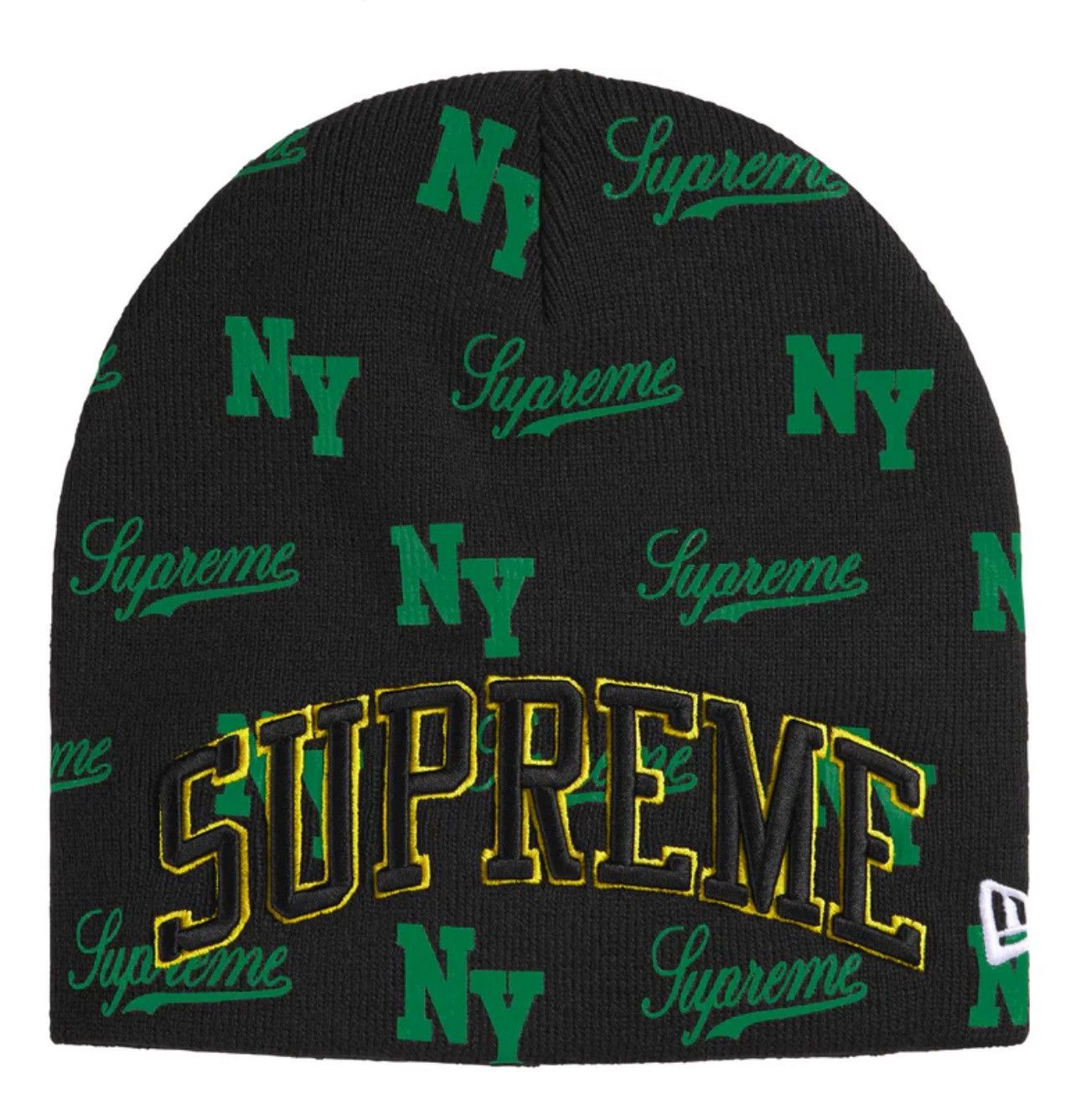 Supreme Supreme x New Era® Monogram Beanie Size ONE SIZE - 1 Thumbnail