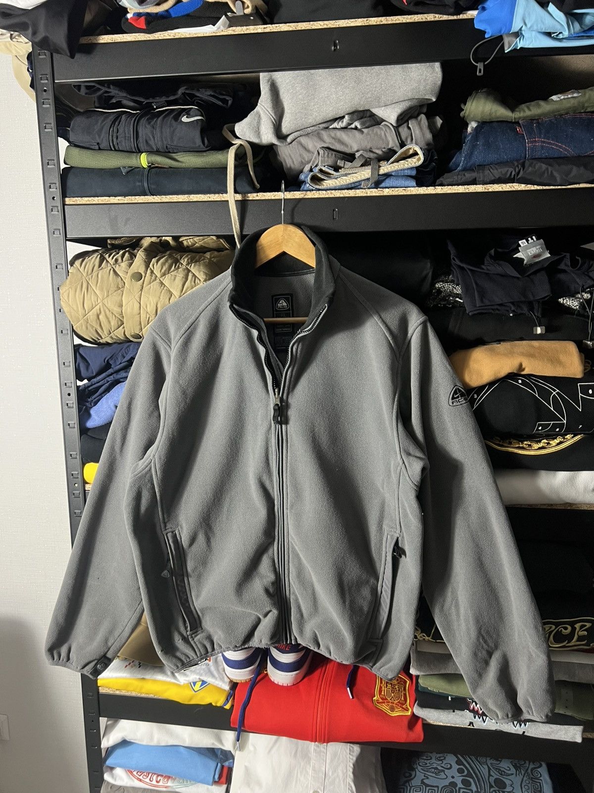 Nike ACG 🏔️ Nike ACG Therma-Fit Fleece Jacket — Vintage Grey (S) Size US S / EU 44-46 / 1 - 1 Thumbnail