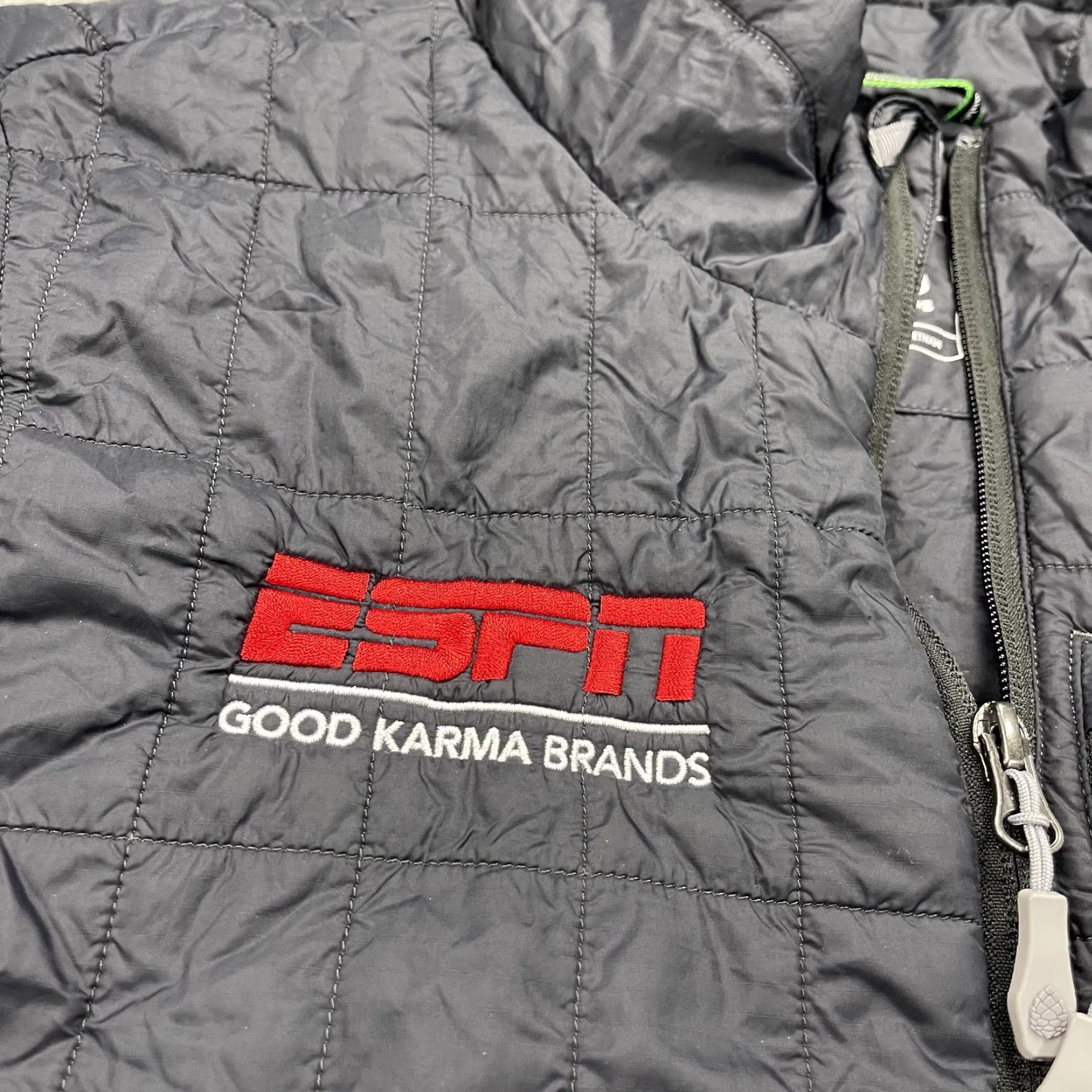 Logo 7 Stio Vest Mens L Black Azura Primaloft Puffer Full Zip Logo Lightweight Size US L / EU 52-54 / 3 - 3 Thumbnail