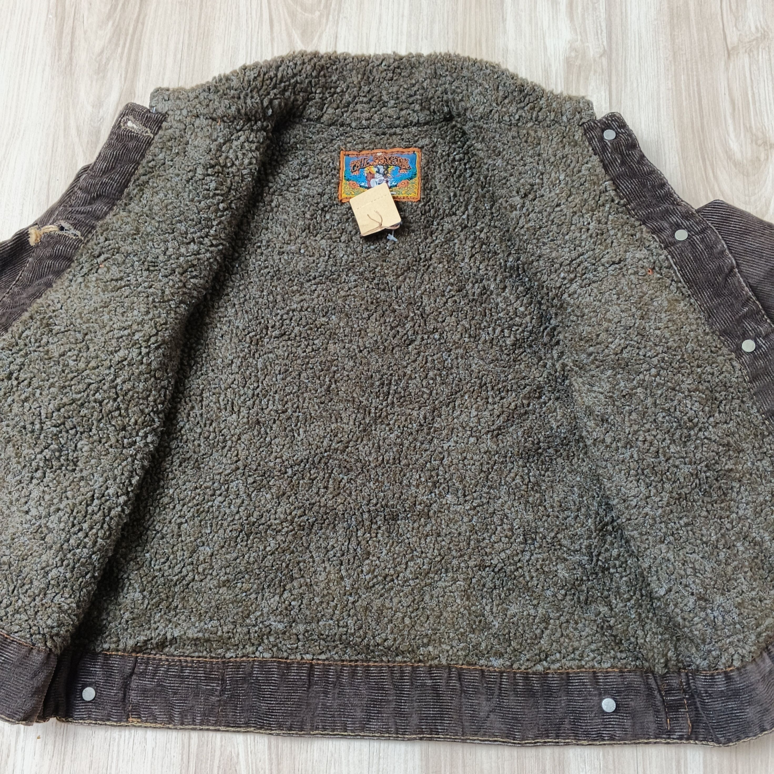 True Religion Vintage 90's True Religion Corduroy Cropped Denim Jacket Size M / US 6-8 / IT 42-44 - 11 Thumbnail