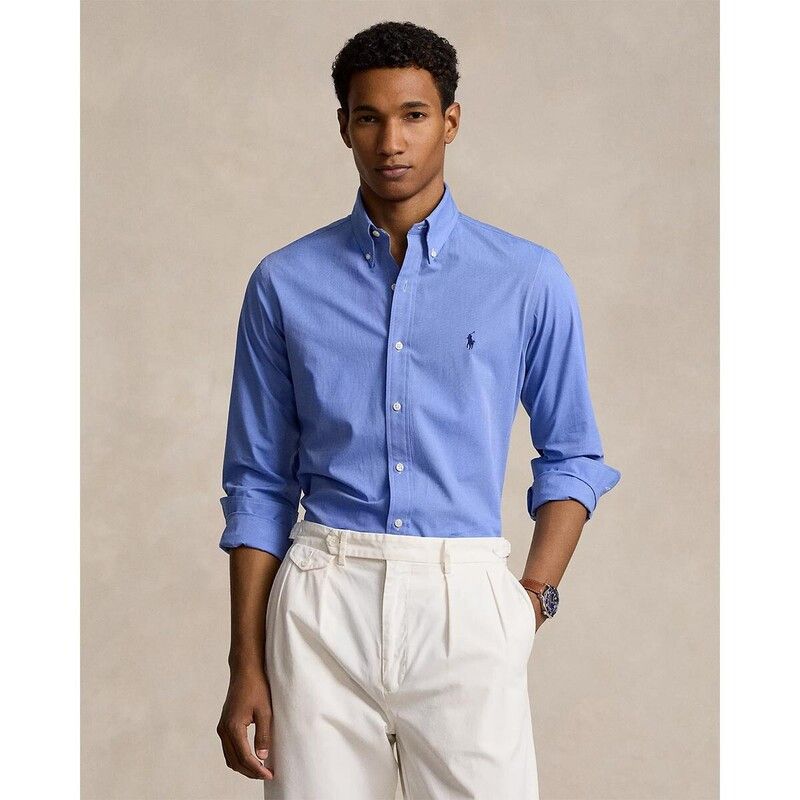 Polo Ralph Lauren o1s22i1n0125 Custom Fit Shirt in Blue Size US L / EU 52-54 / 3 - 2 Thumbnail