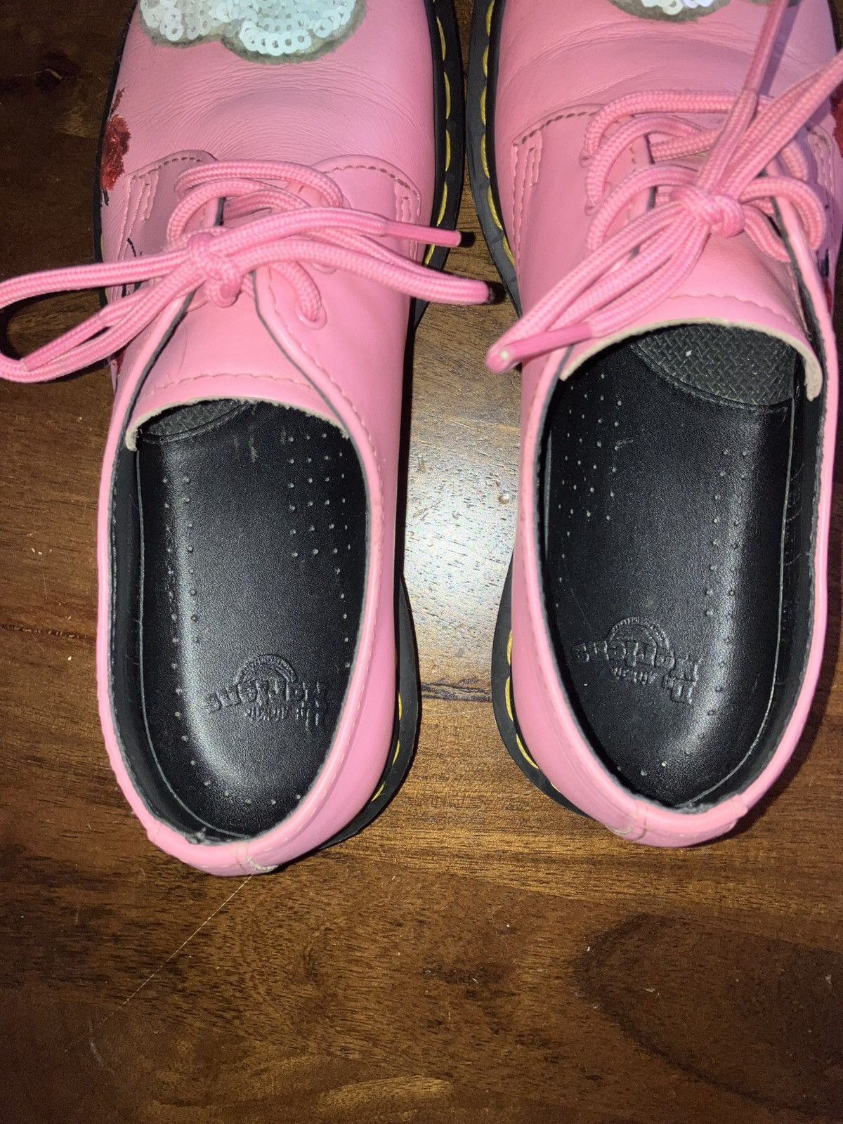 Dr. Martens Dr. Martens 1461 Sequin Heart Pink Red Women’s Size 7 Boots Size US 7 / IT 37 - 5 Thumbnail