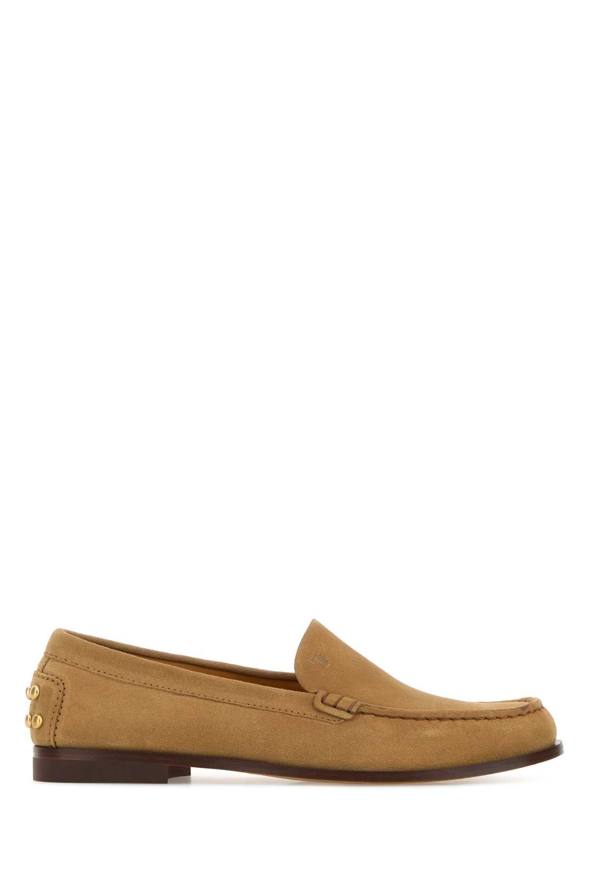Tod's Camel Suede Loafers Size US 10 / IT 40 - 1 Thumbnail