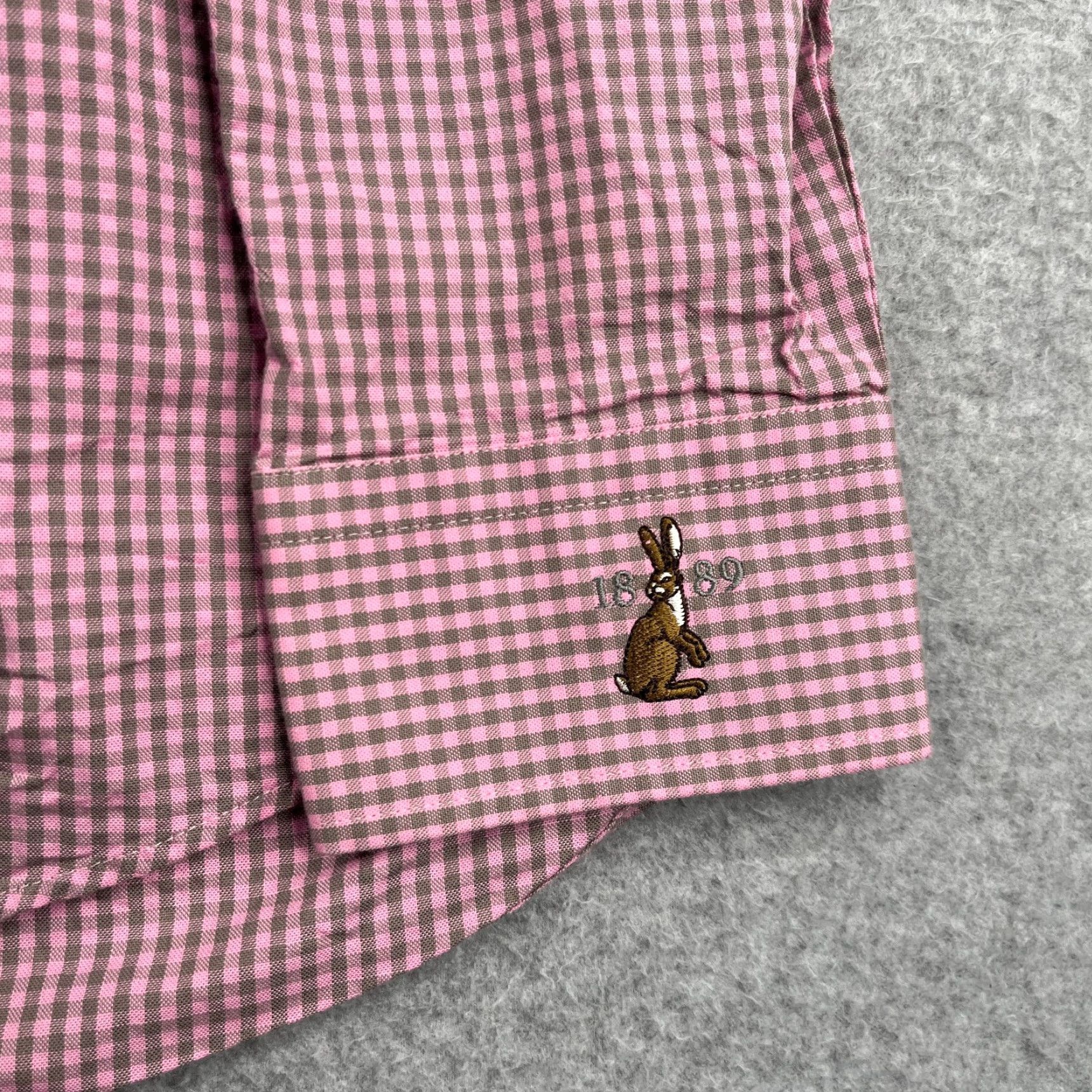 Vintage Turtleson Shirt 2XL Pink Check Button-Up Long Sleeve Mens Modern Preppy Casual Shirt Size US XXL / EU 58 / 5 - 2 Thumbnail
