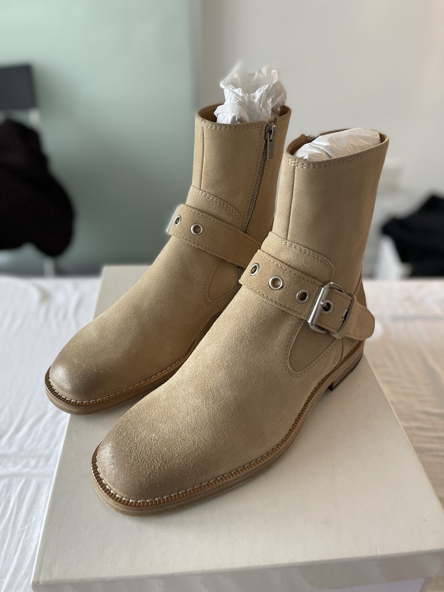 image of Maison Margiela Margiela Tan Boots, Men's (Size 7)