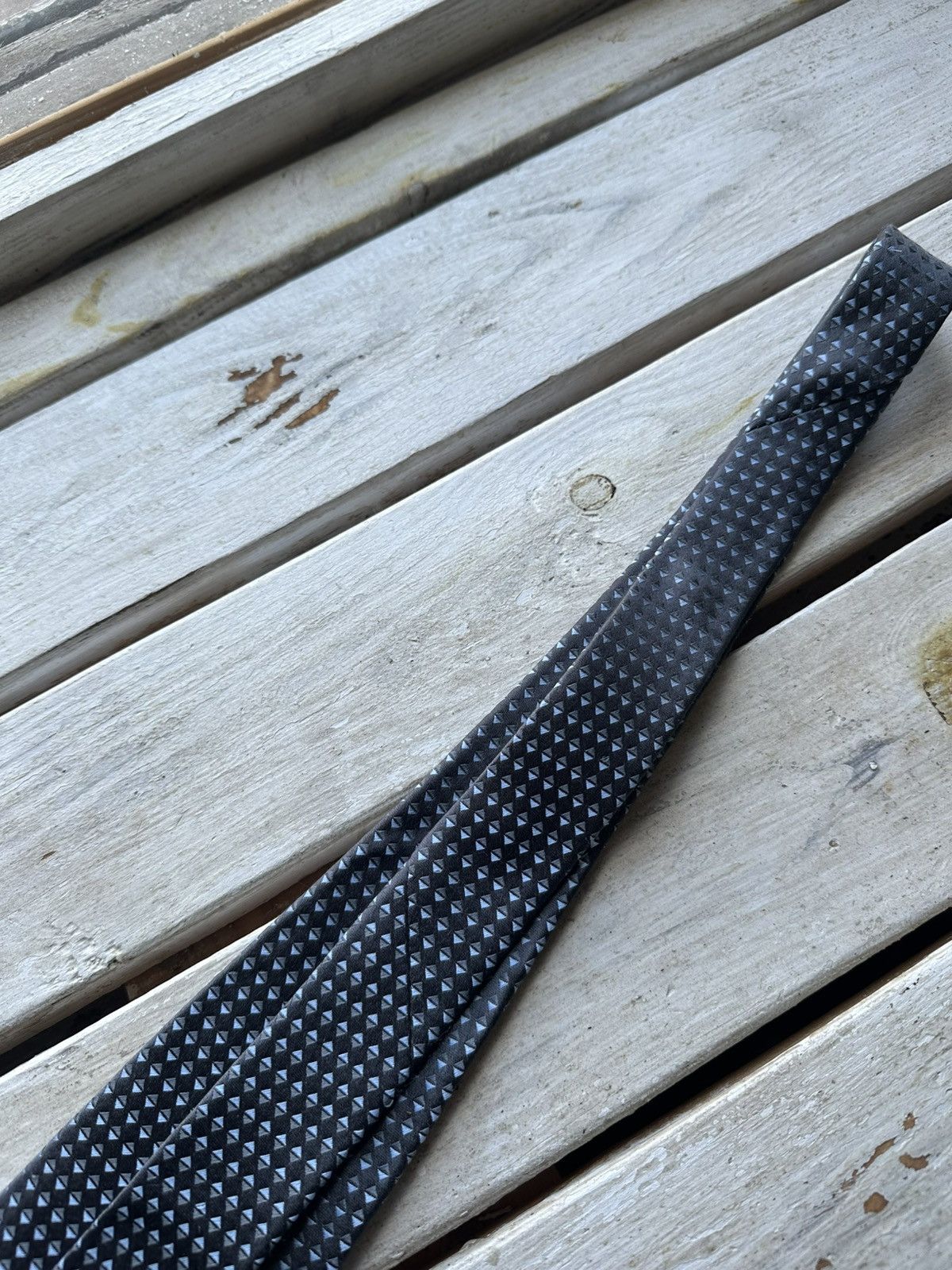 Armani × Giorgio Armani × Vintage 🚨Vintage Georgio Armani Men's Tie Cravatte 100% Silk Size ONE SIZE - 4 Thumbnail