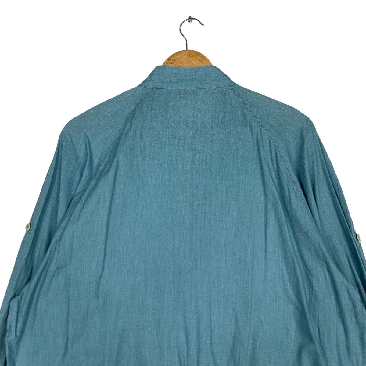 Japanese Brand ARNOLD PALMER Cotton Light Jacket Turquoise #0969-C43 Size US L / EU 52-54 / 3 - 8 Thumbnail