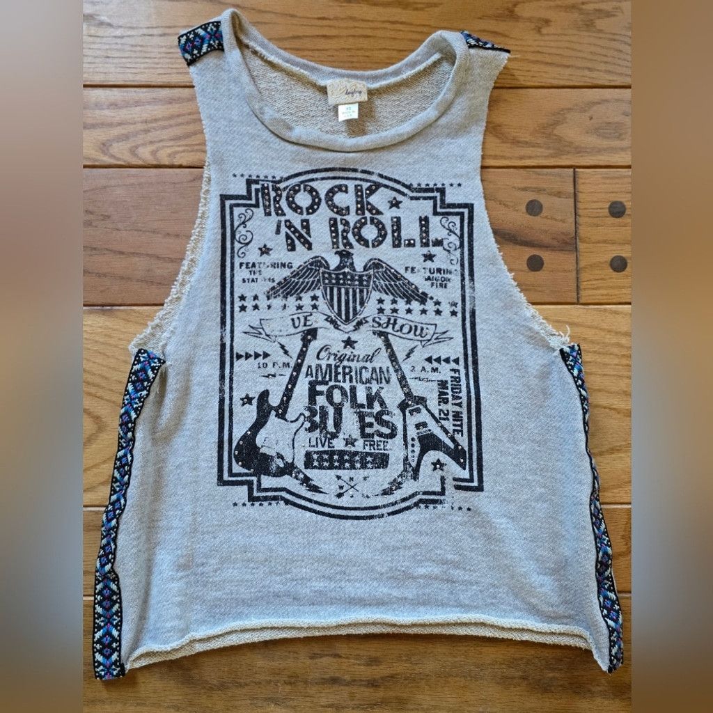 The Unbranded Brand Daytrip Beige Rock 'N Roll Tank Size XS / US 0-2 / IT 36-38 - 1 Thumbnail