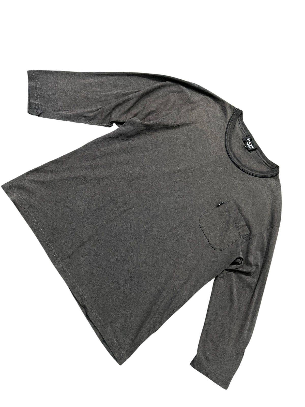 Yohji Yamamoto VINTAGE SACSNY Y’SACCS YOHJI YAMAMOTO LONG SLEEVE TSHIRT Size US M / EU 48-50 / 2 - 1 Thumbnail